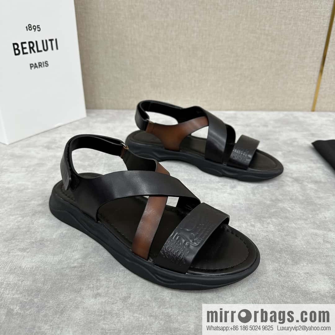 Berlut Bruti 2024 summer sandals new collection, inspiration new season, new Shadow leather sandals