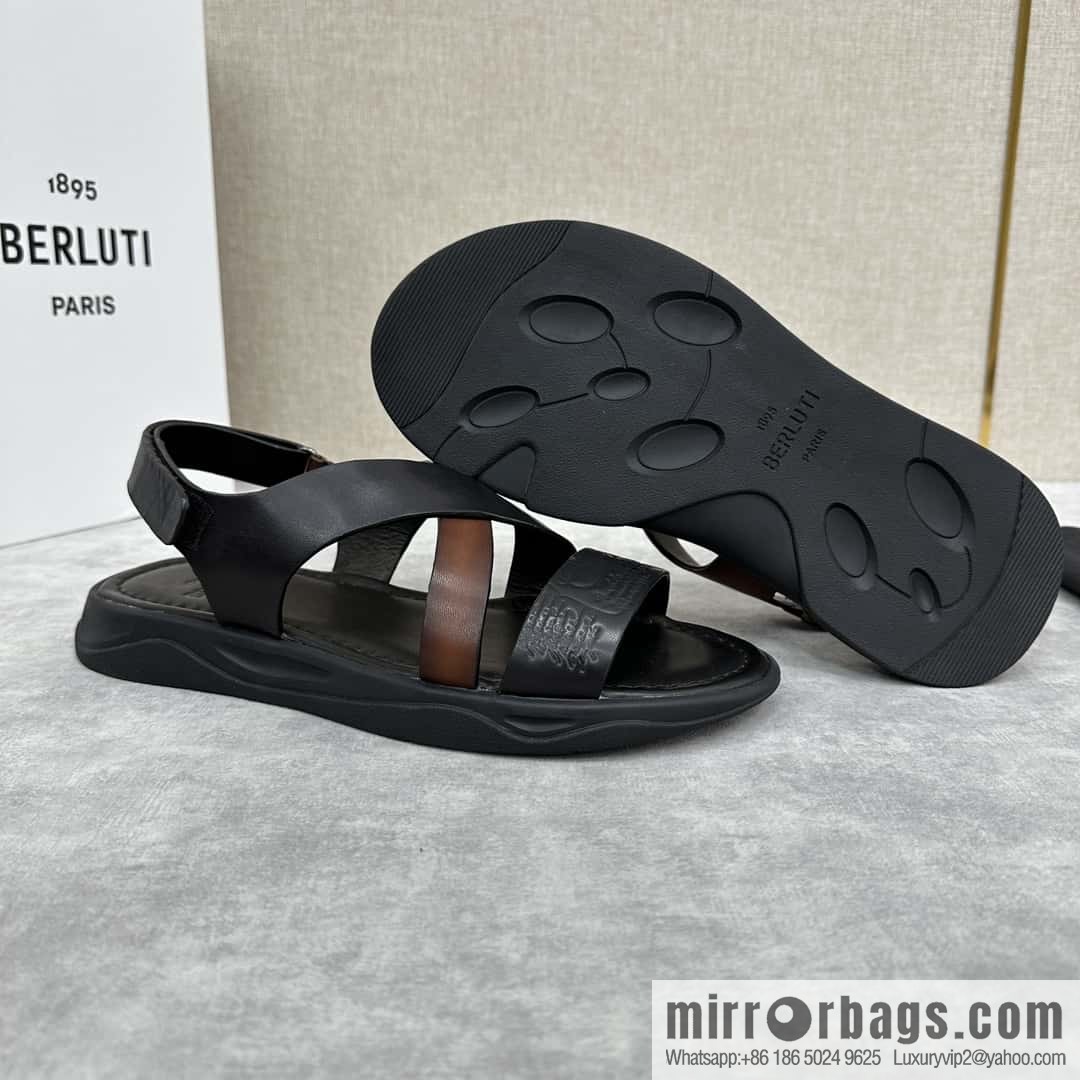 Berlut Bruti 2024 summer sandals new collection, inspiration new season, new Shadow leather sandals