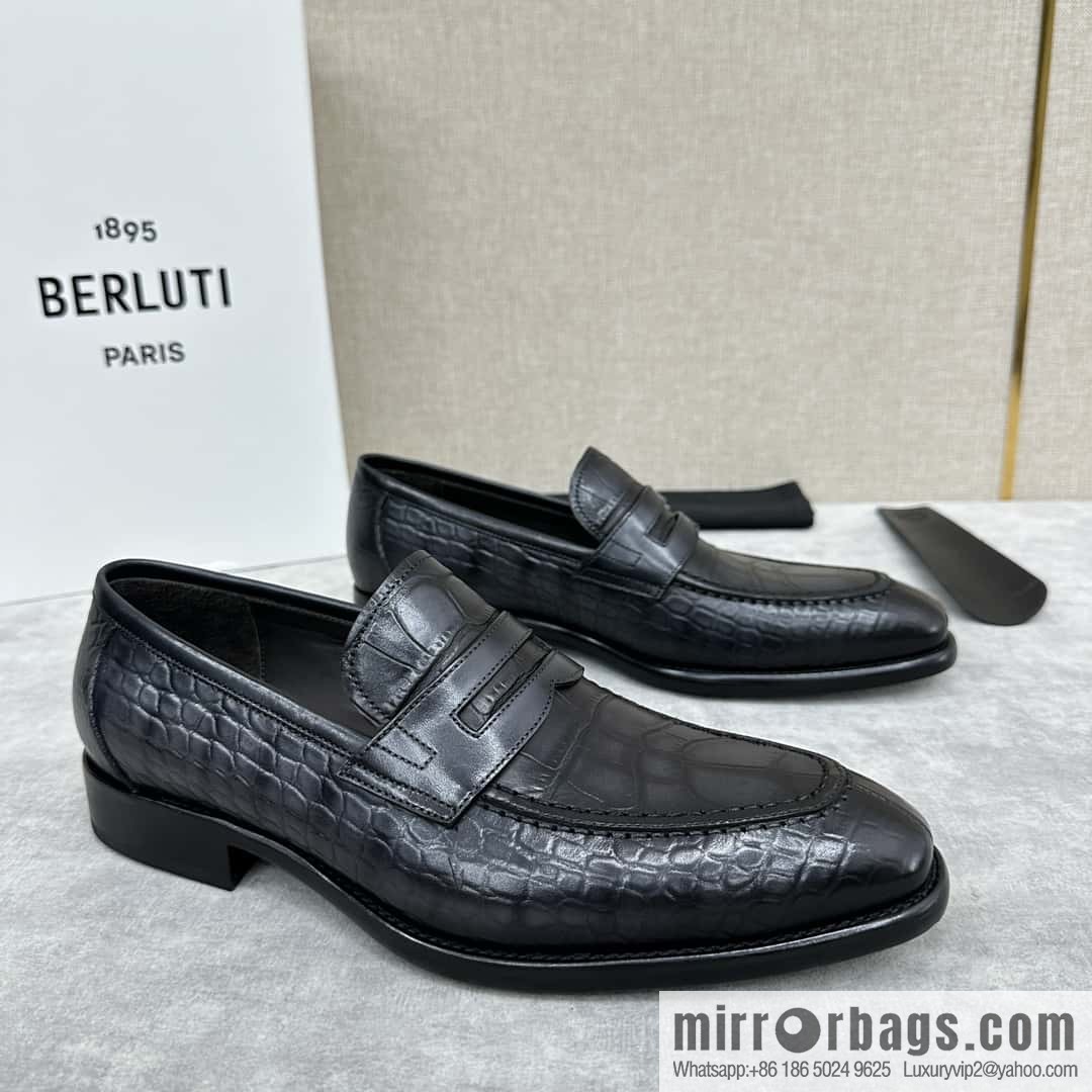 ๐๐Berlut Bruti, new men's hand-polished loafers