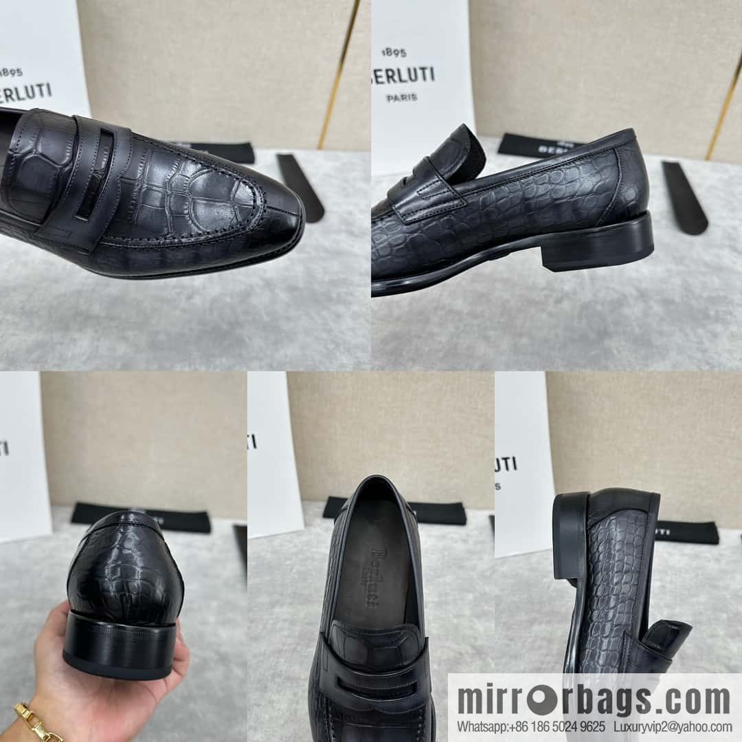 ๐๐Berlut Bruti, new men's hand-polished loafers