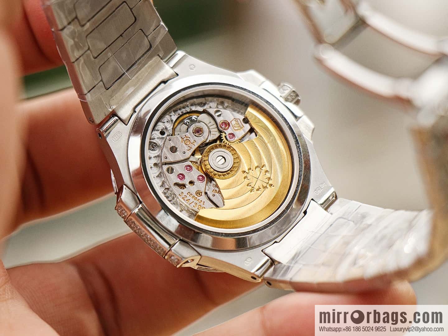 [GR Factory2024 Wall Crack Classic Timepiece Patek. Philippe 7118 Ladies Nautilus, Full Diamond Limited Edition