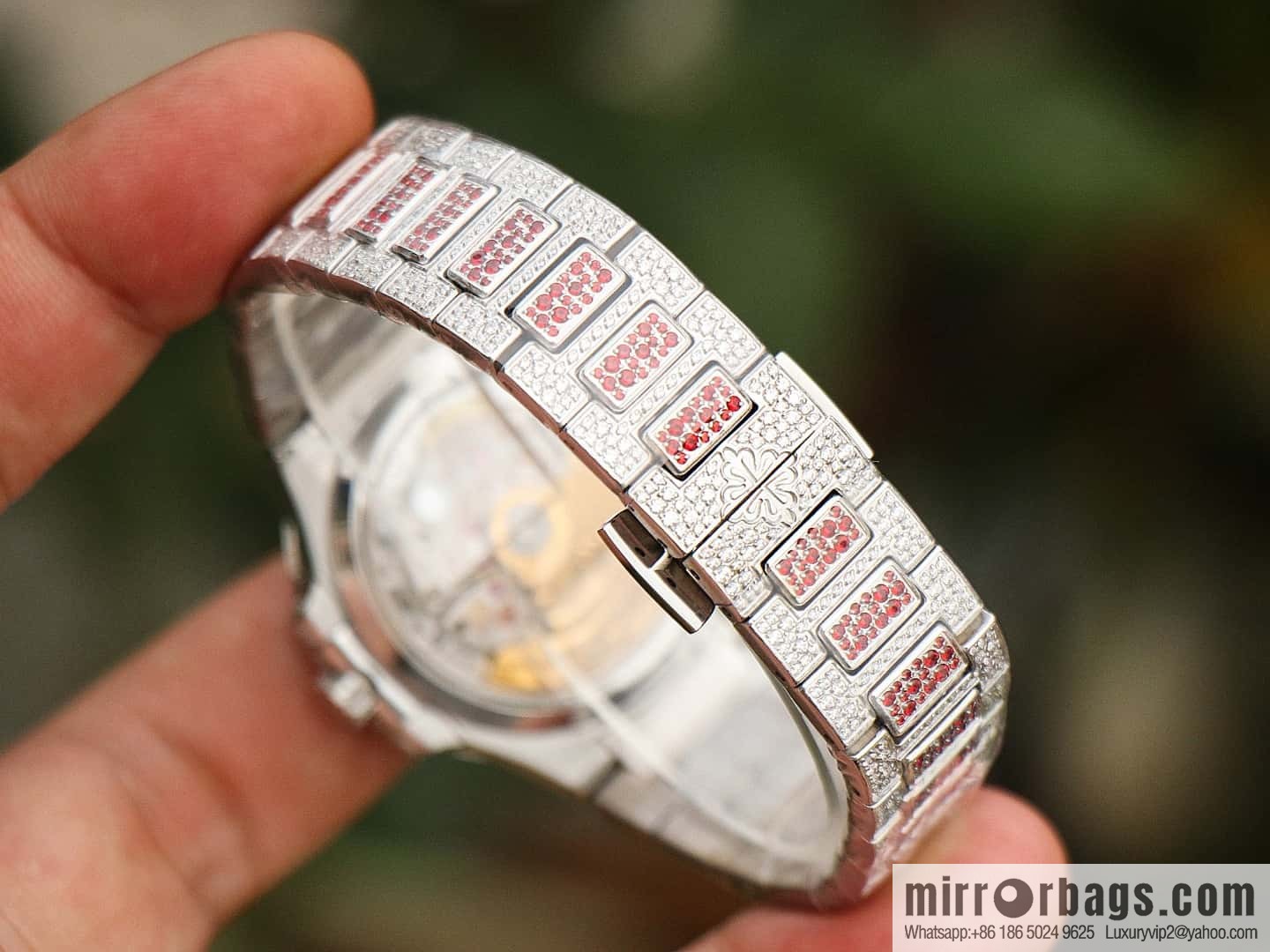 [GR Factory2024 Wall Crack Classic Timepiece Patek. Philippe 7118 Ladies Nautilus, Full Diamond Limited Edition