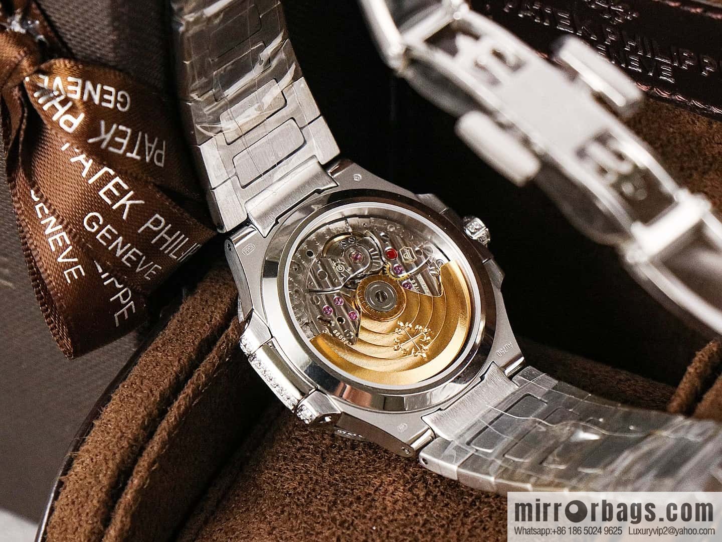 [GR Factory2024 Wall Crack Classic Timepiece Patek. Philippe 7118 Ladies Nautilus, Full Diamond Limited Edition