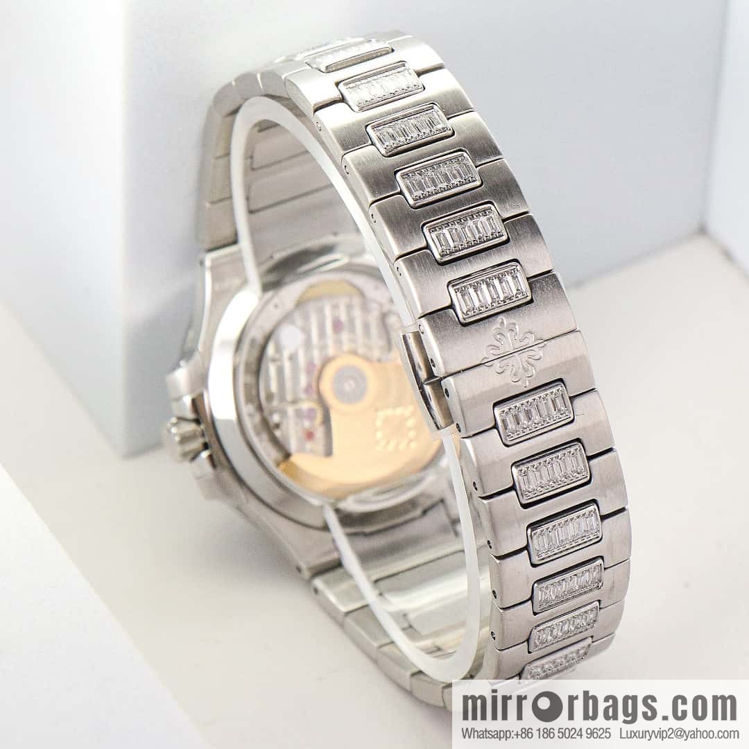 The new model has arrived, Patek Philippe 7014 Ladies Nautilus Platinum T Square Brick Limited Edition Winding Mechanical Movement Watch