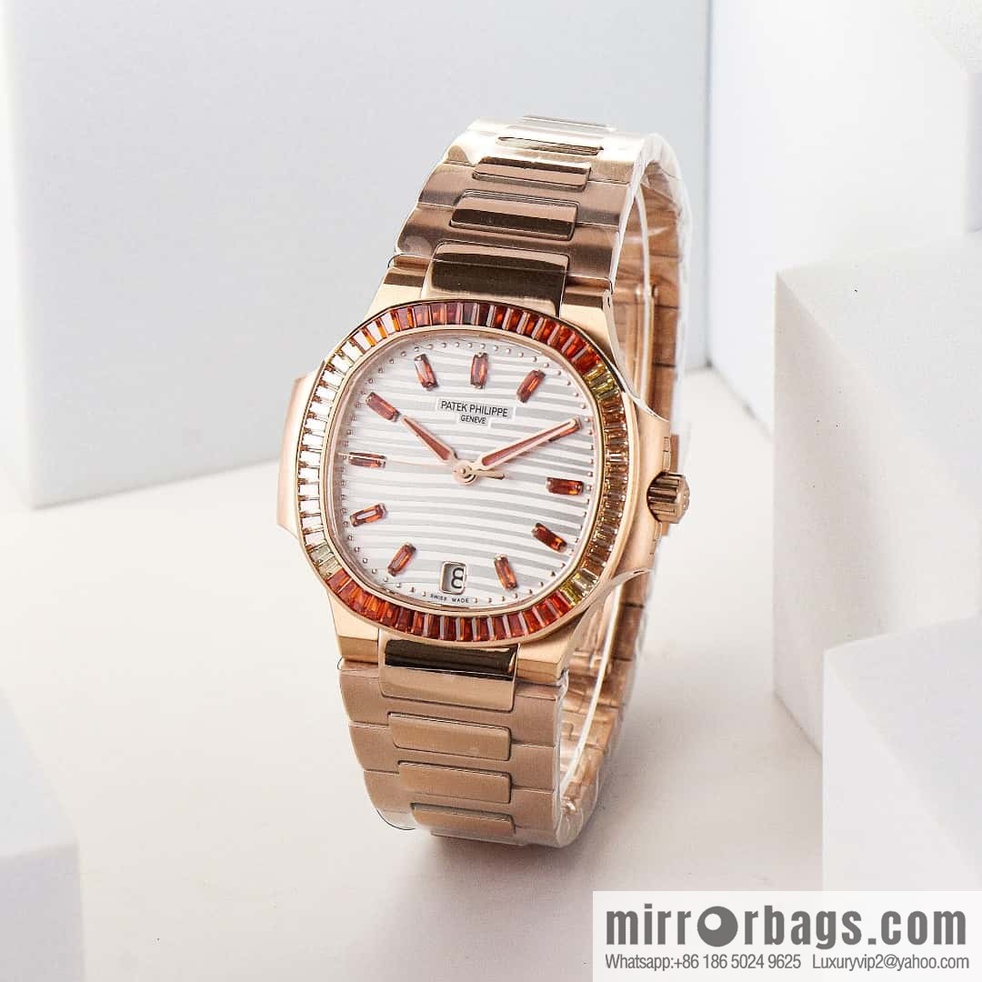 GR Patek Philippe Nautilus Women's 324SC Self-winding Mechanical Movement Watch