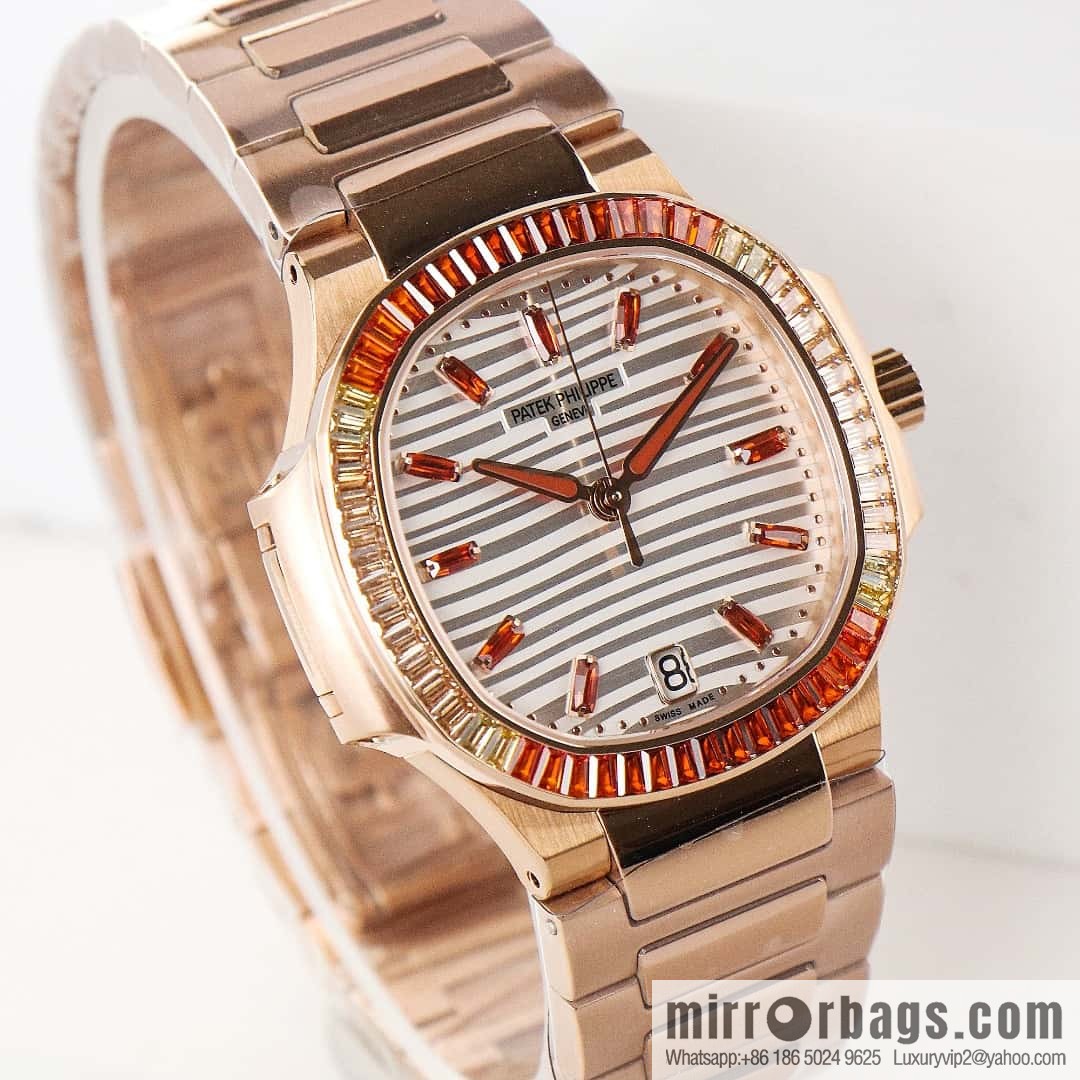 GR Patek Philippe Nautilus Women's 324SC Self-winding Mechanical Movement Watch