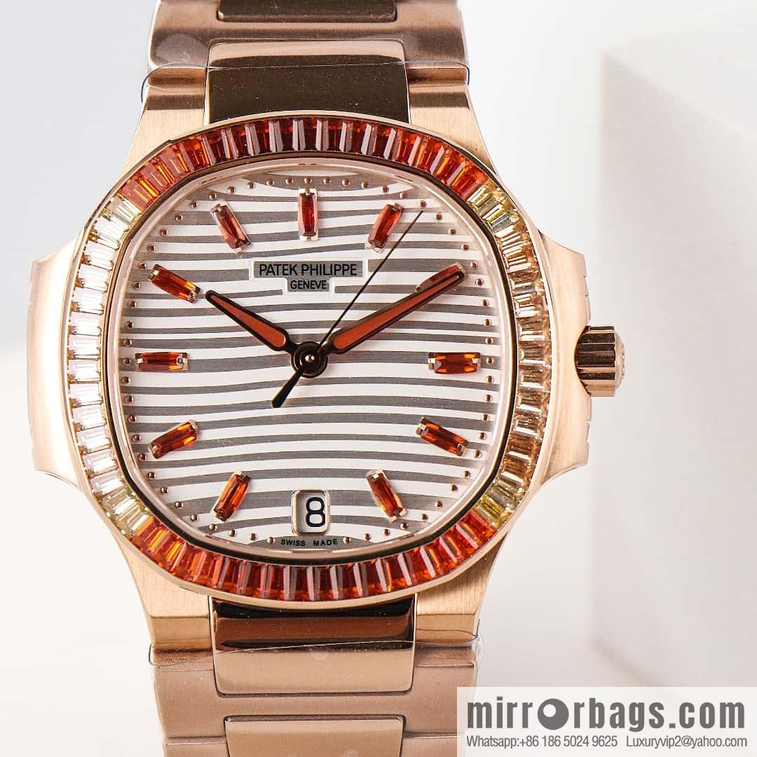 GR Patek Philippe Nautilus Women's 324SC Self-winding Mechanical Movement Watch