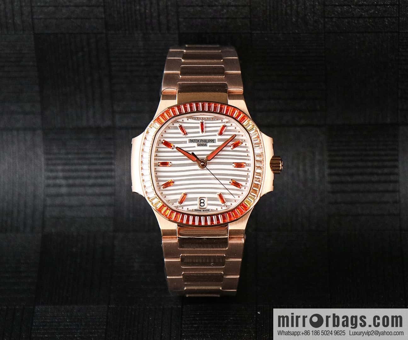 GR Patek Philippe Nautilus Women's 324SC Self-winding Mechanical Movement Watch