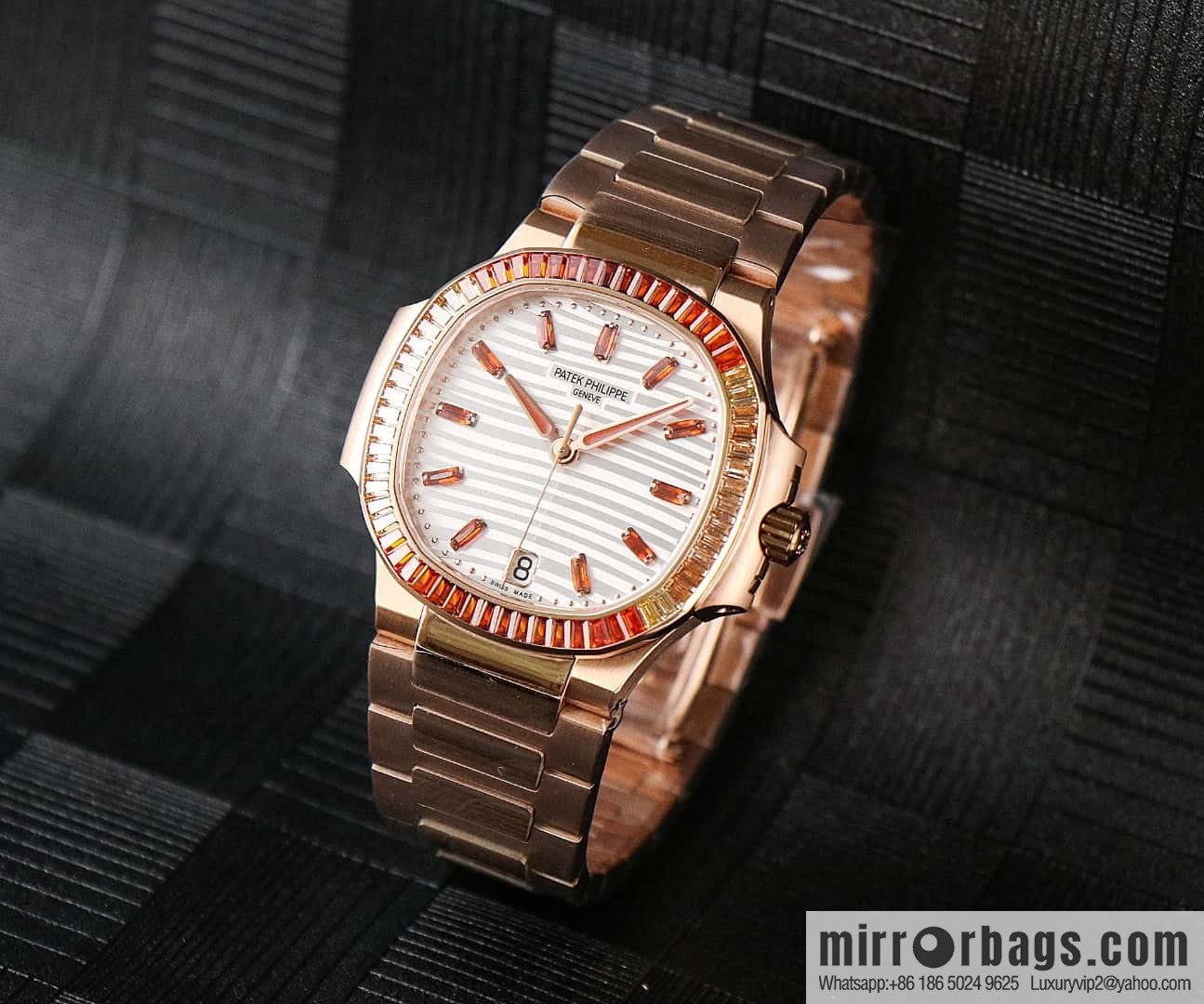 GR Patek Philippe Nautilus Women's 324SC Self-winding Mechanical Movement Watch