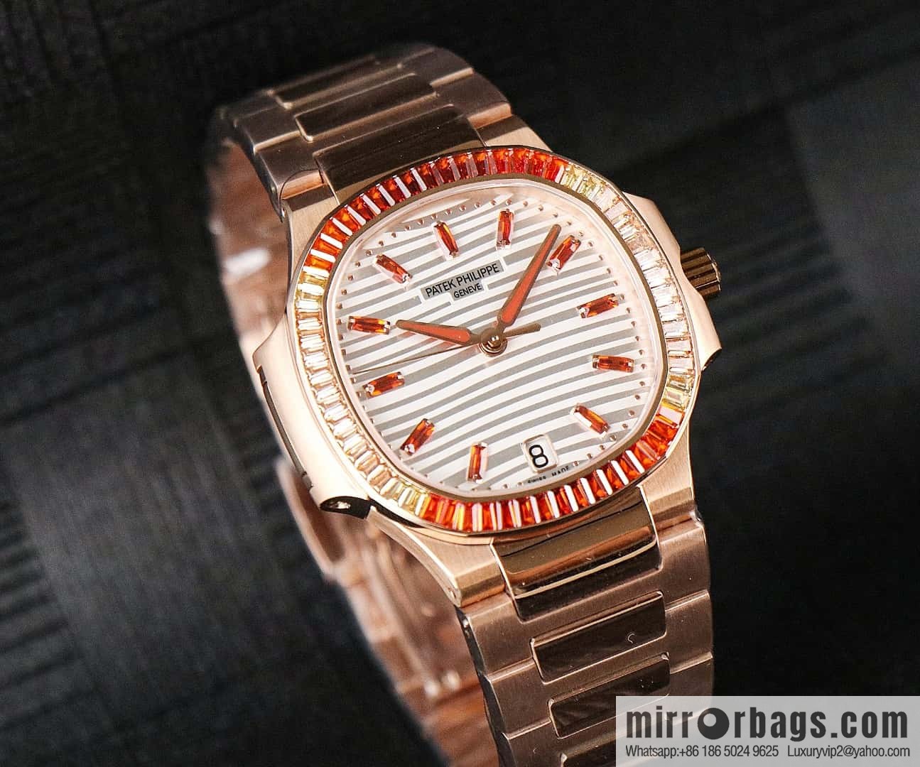 GR Patek Philippe Nautilus Women's 324SC Self-winding Mechanical Movement Watch