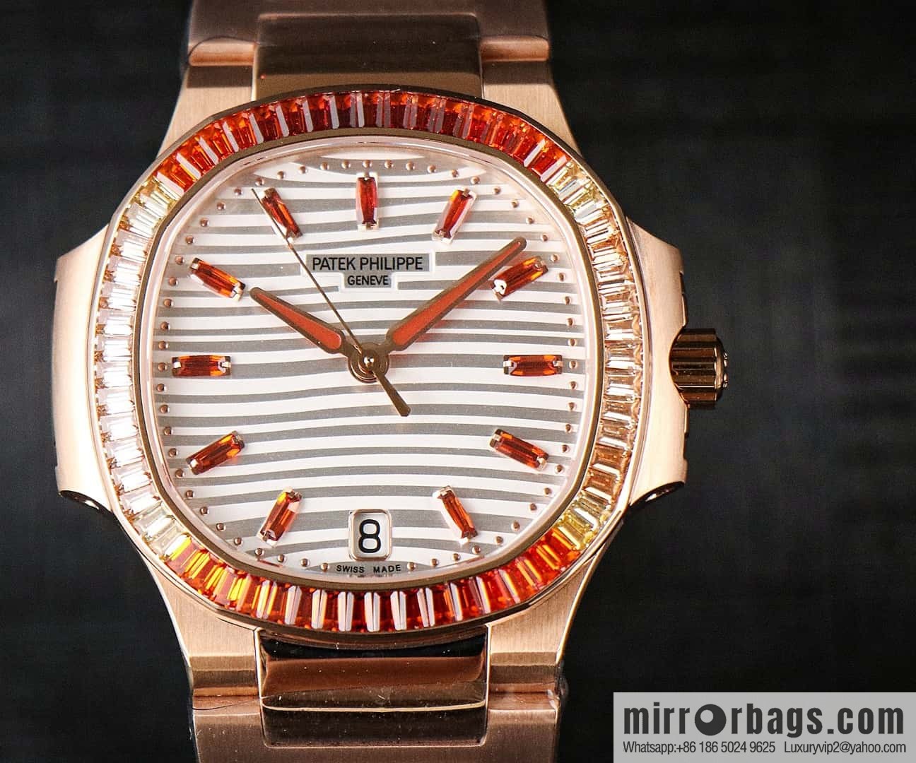 GR Patek Philippe Nautilus Women's 324SC Self-winding Mechanical Movement Watch