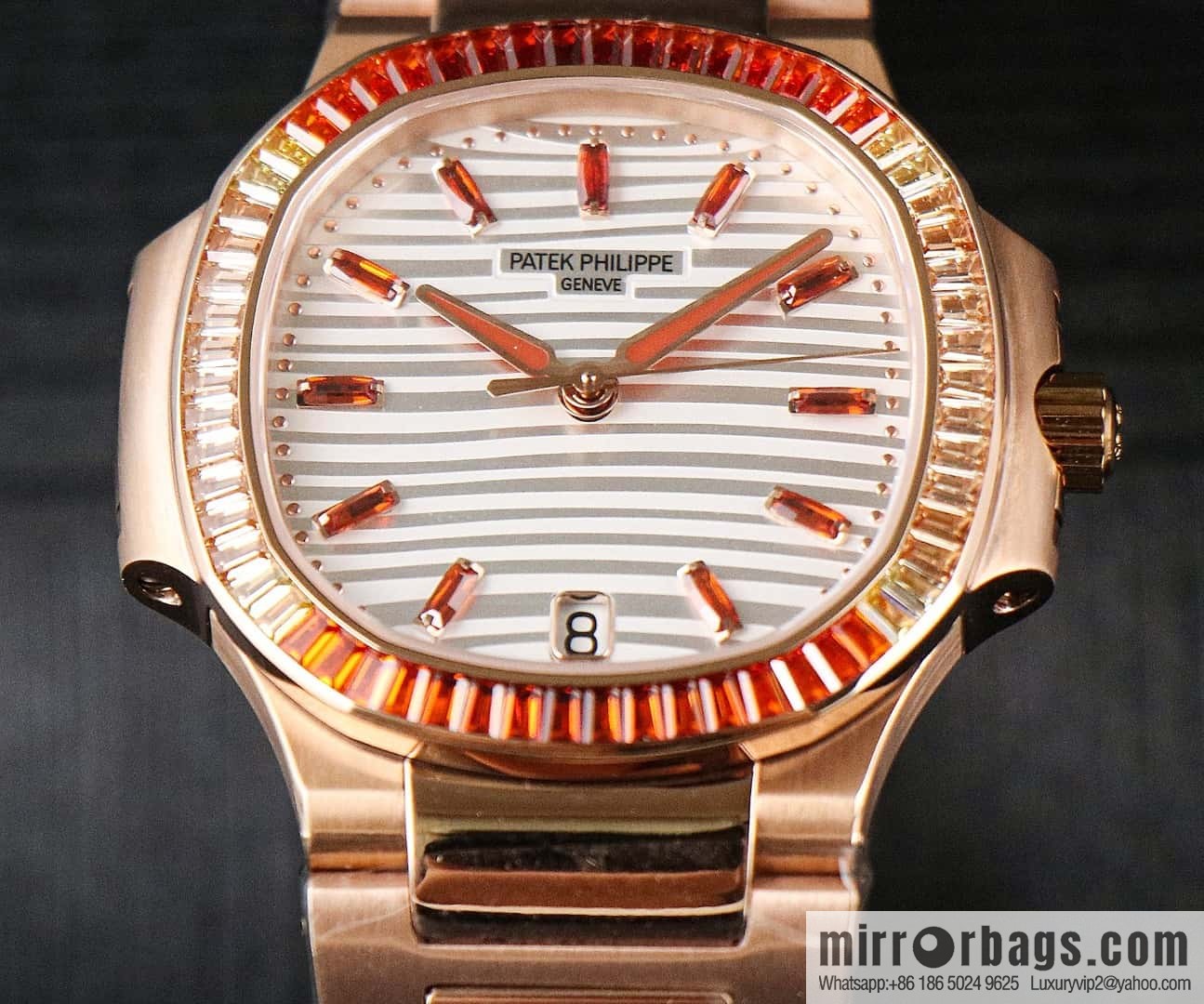GR Patek Philippe Nautilus Women's 324SC Self-winding Mechanical Movement Watch