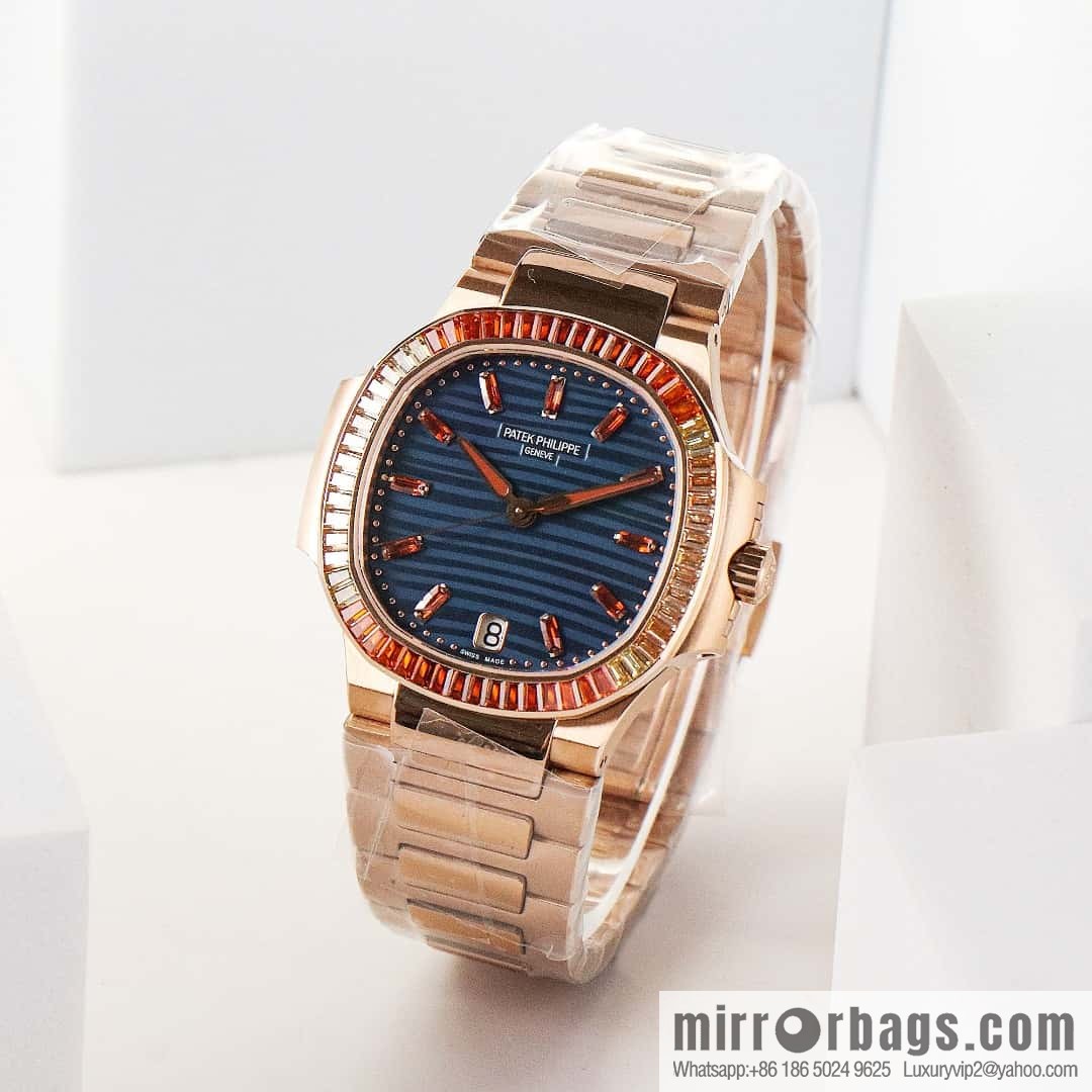 GR Patek Philippe Nautilus Women's 324SC Self-winding Mechanical Movement Watch