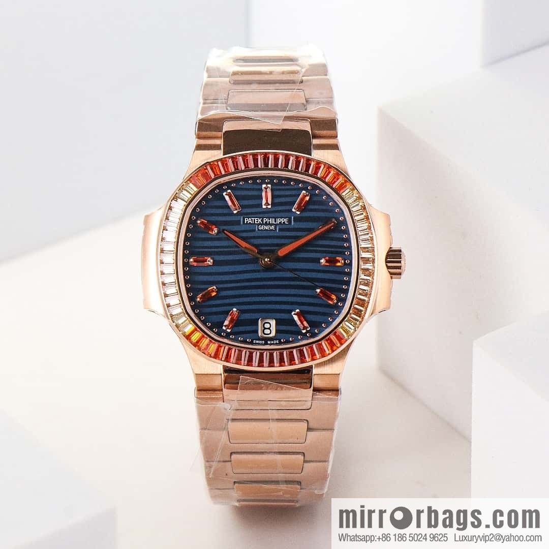 GR Patek Philippe Nautilus Women's 324SC Self-winding Mechanical Movement Watch
