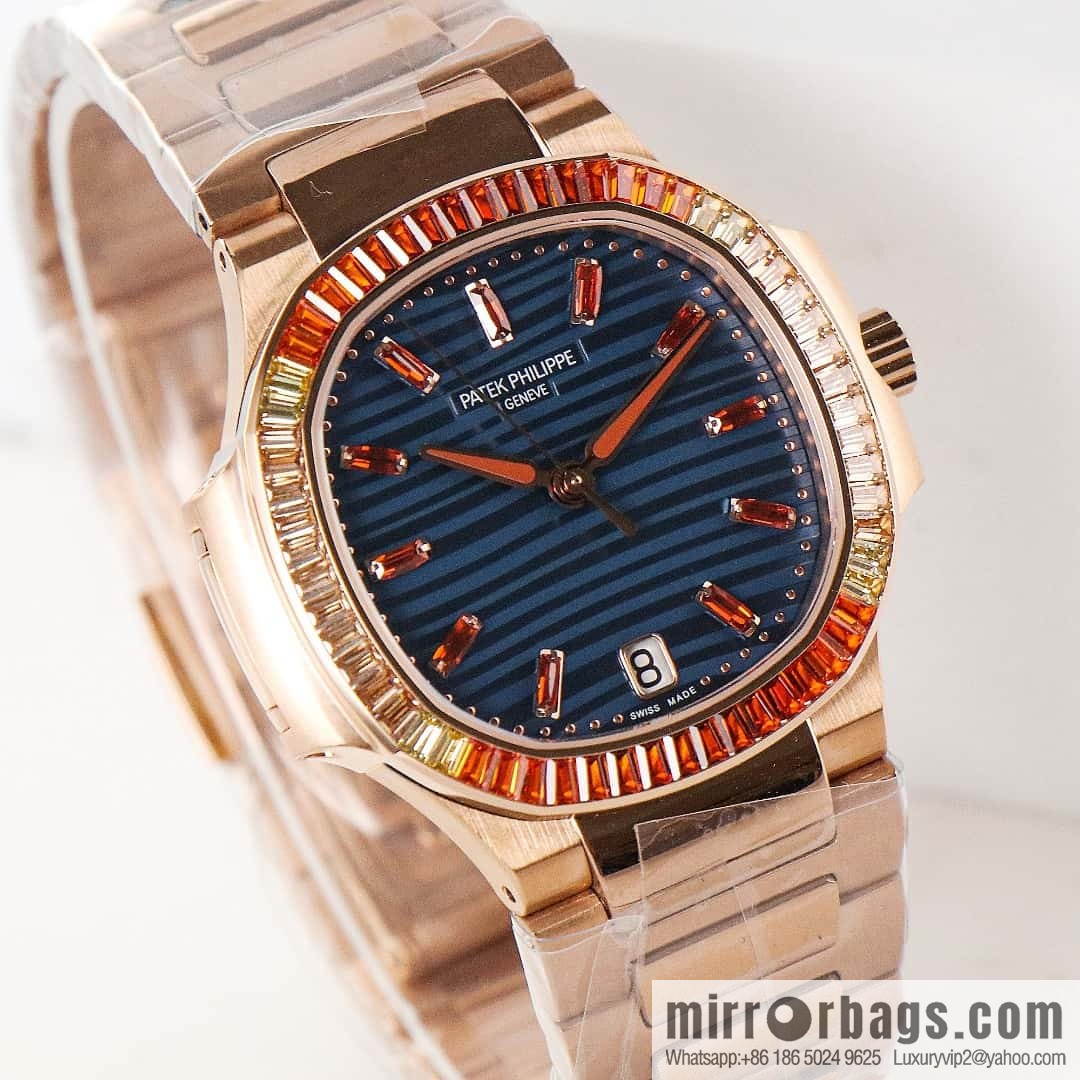 GR Patek Philippe Nautilus Women's 324SC Self-winding Mechanical Movement Watch
