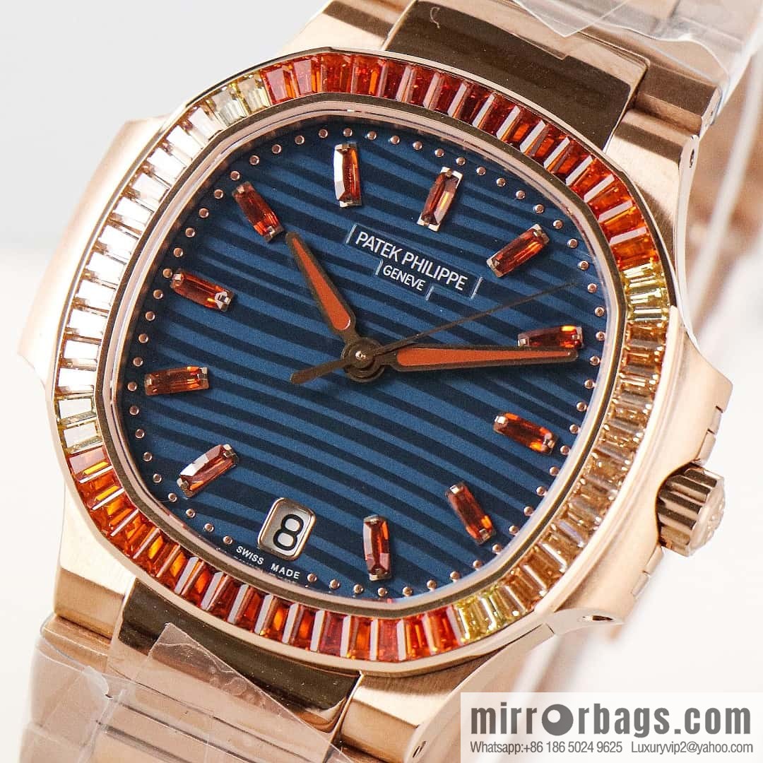GR Patek Philippe Nautilus Women's 324SC Self-winding Mechanical Movement Watch