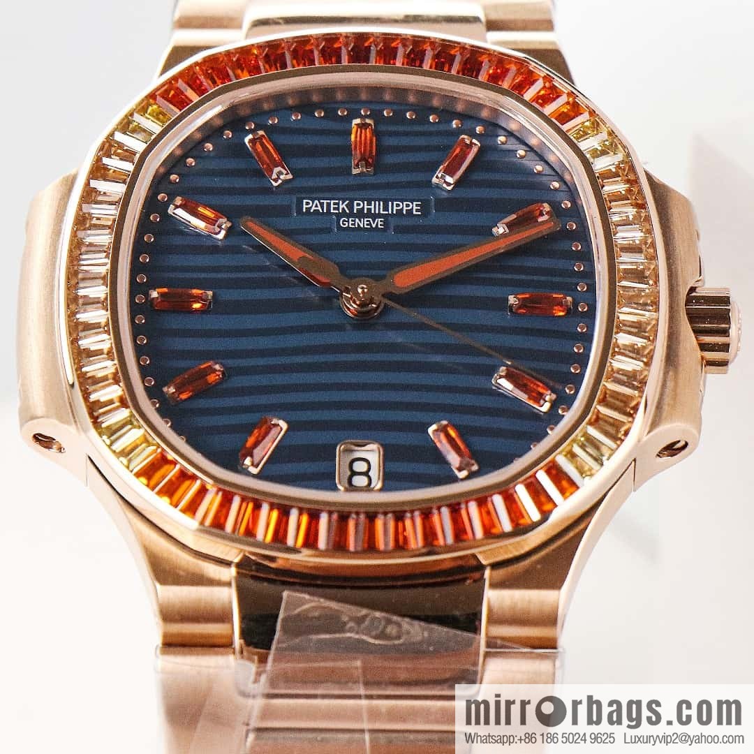 GR Patek Philippe Nautilus Women's 324SC Self-winding Mechanical Movement Watch