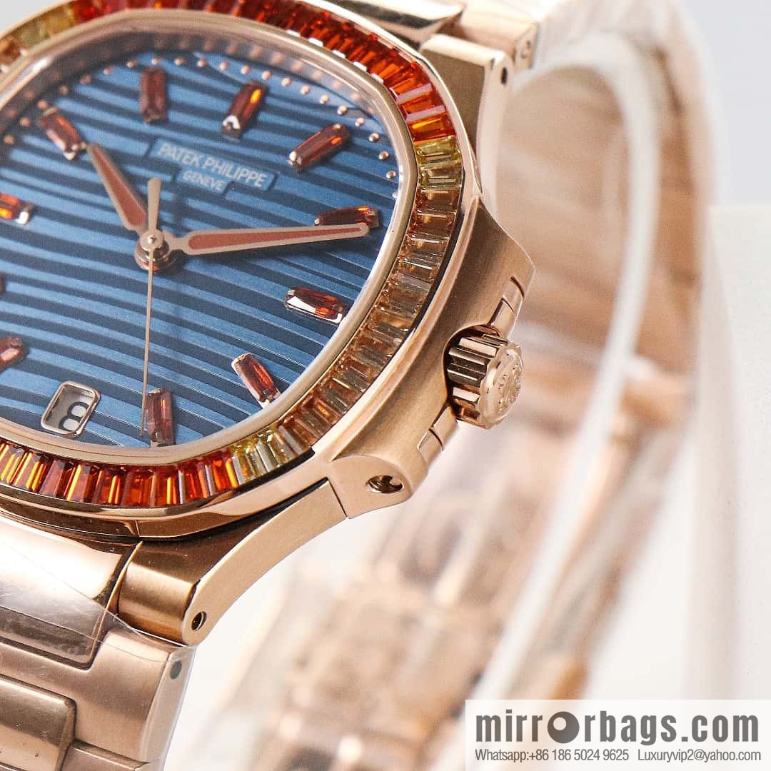 GR Patek Philippe Nautilus Women's 324SC Self-winding Mechanical Movement Watch
