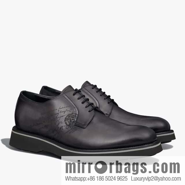 π π BERLUT New Alessio leather oxfords, men's platform shoes