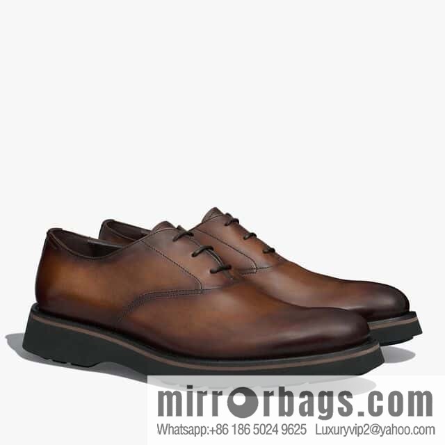 π π BERLUT New Alessio leather oxfords, men's platform shoes