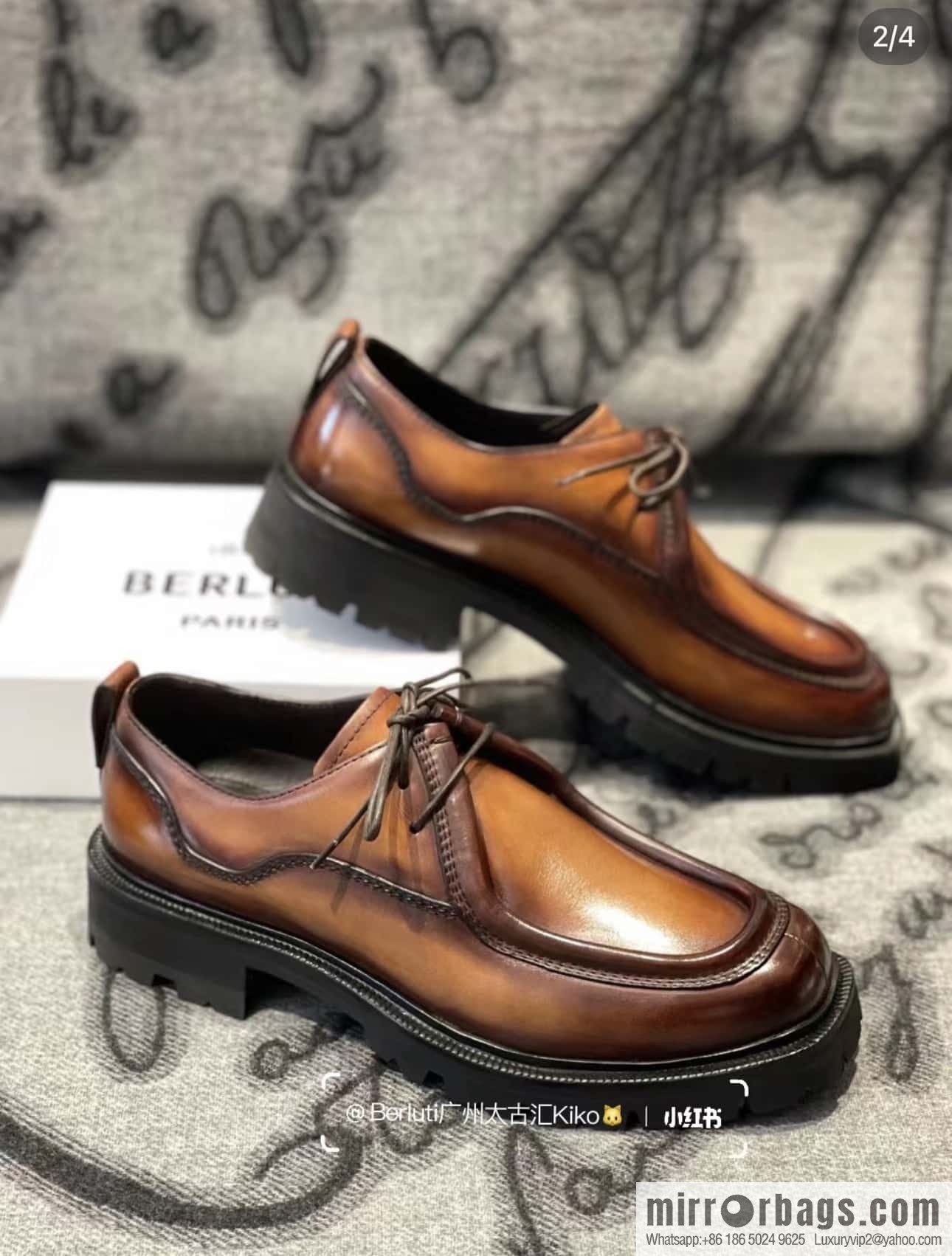 Berlut Bruti, New Oxford Shoes Men's Leather Shoes