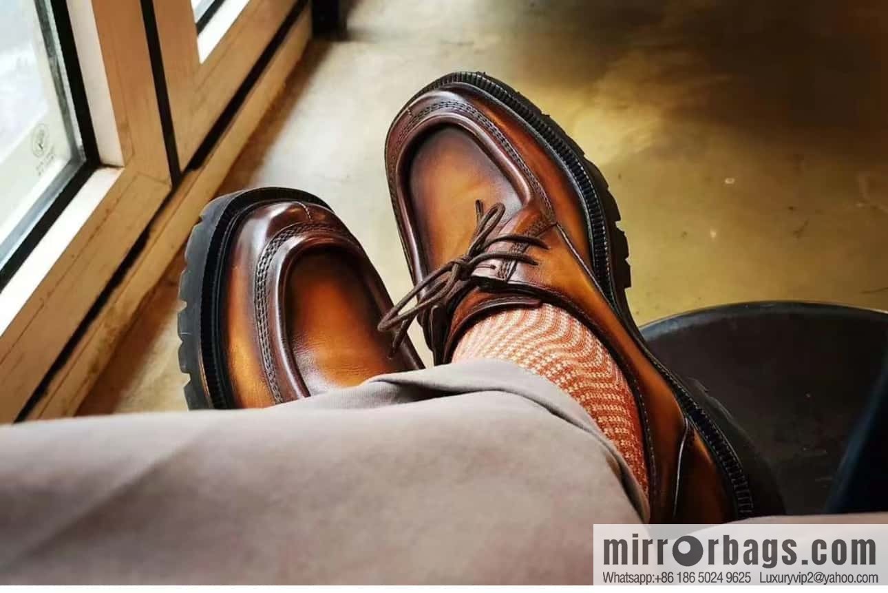 Berlut Bruti, New Oxford Shoes Men's Leather Shoes
