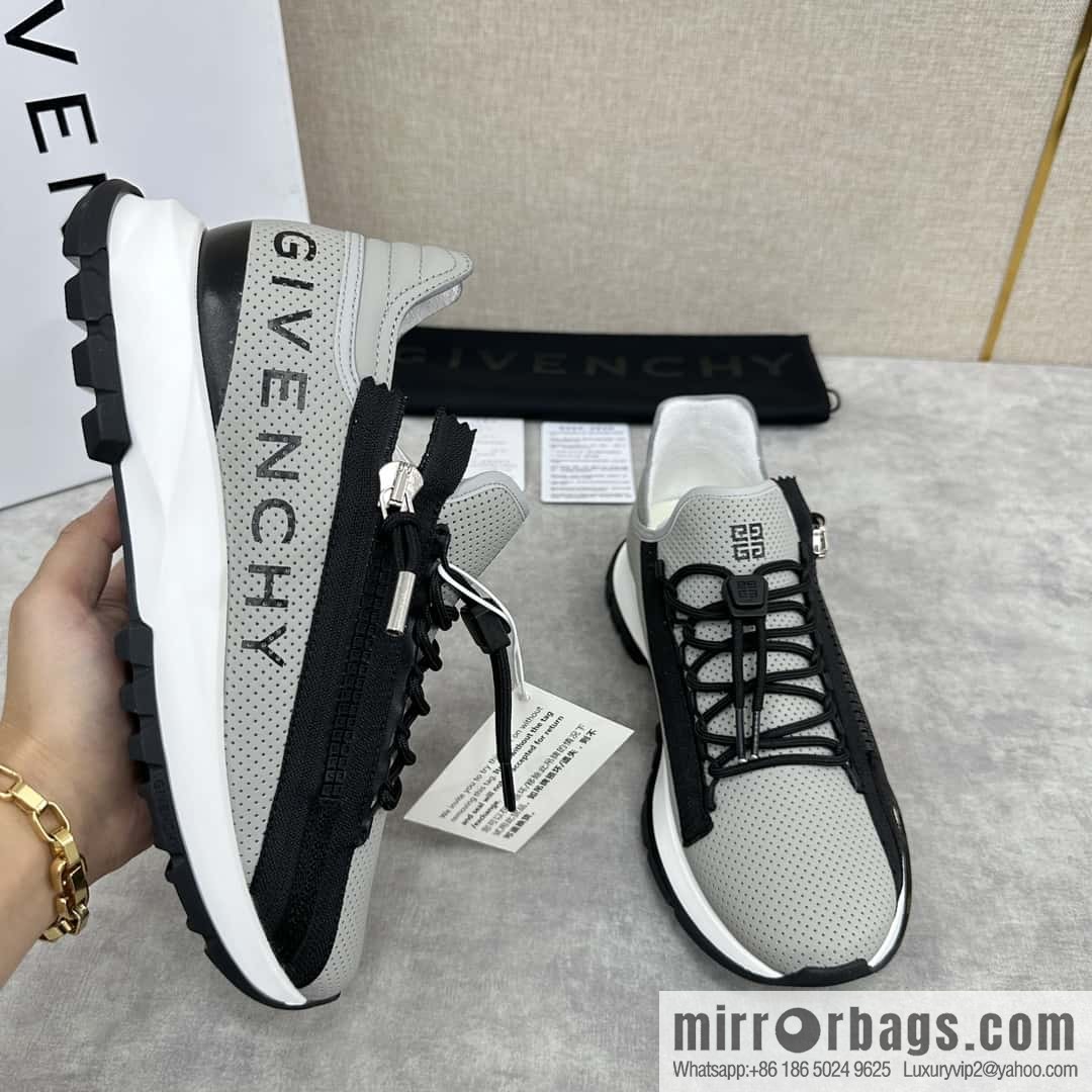 ππππGVX New Givench * Jifan~ Xi SPECTRE Jogging Low Top Zipper Casual Shoes Sneakers