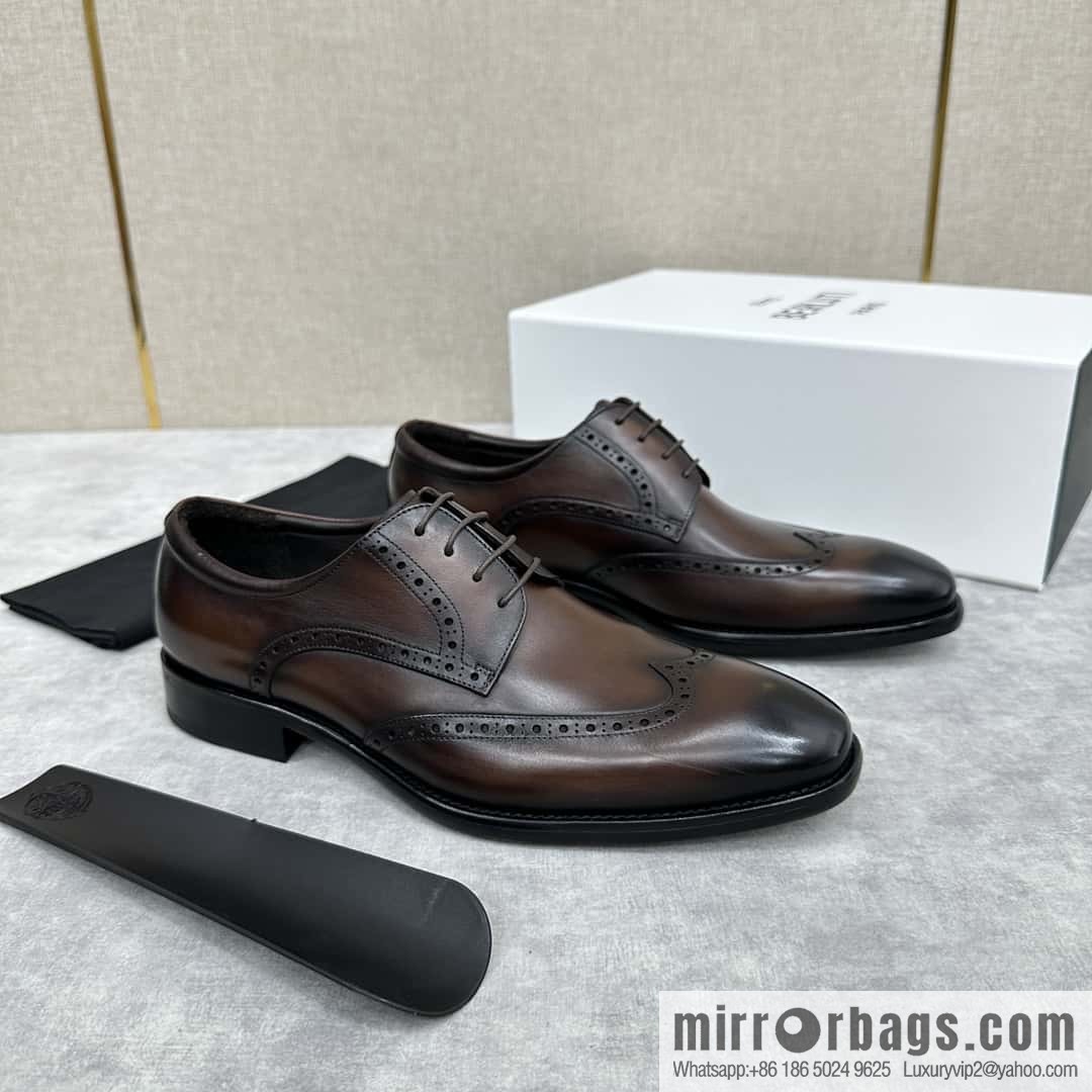 ๐๐Berlut Bruti, new men's hand-polished formal leather shoes