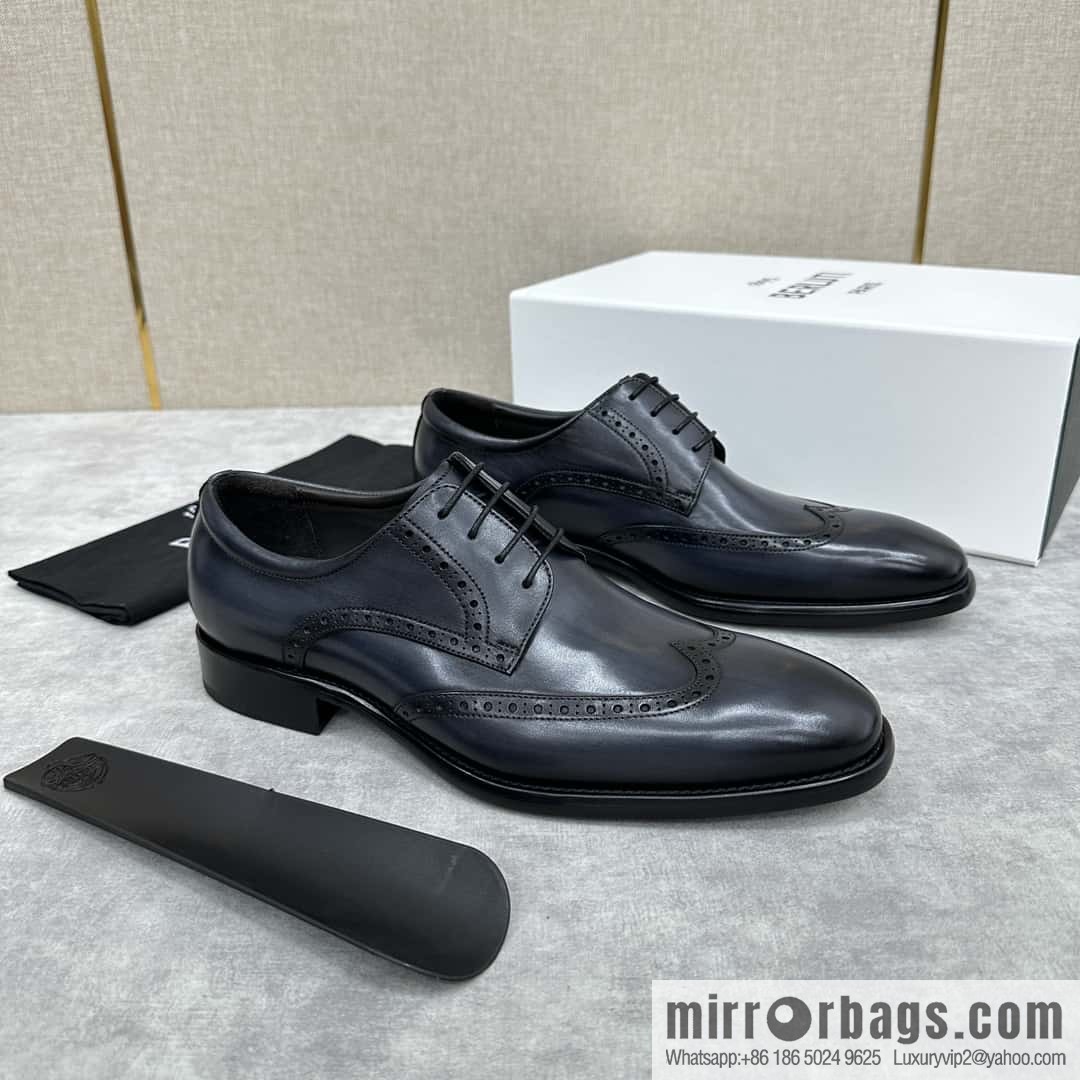 ๐๐Berlut Bruti, new men's hand-polished formal leather shoes