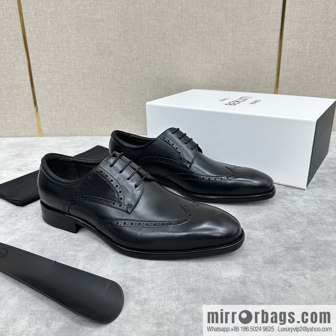 ๐๐Berlut Bruti, new men's hand-polished formal leather shoes