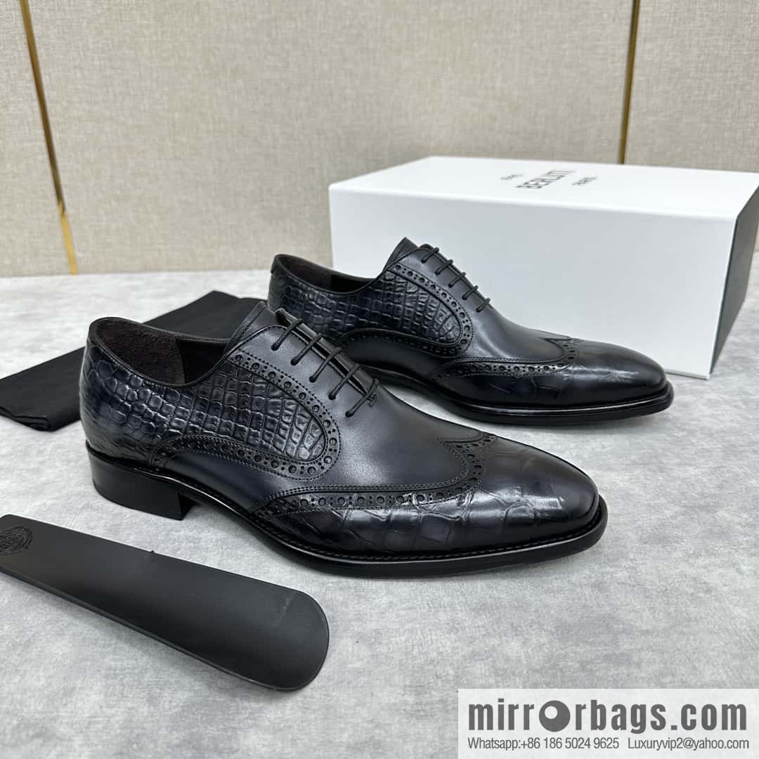 ๐๐Berlut Bruti, new men's hand-polished formal leather shoes