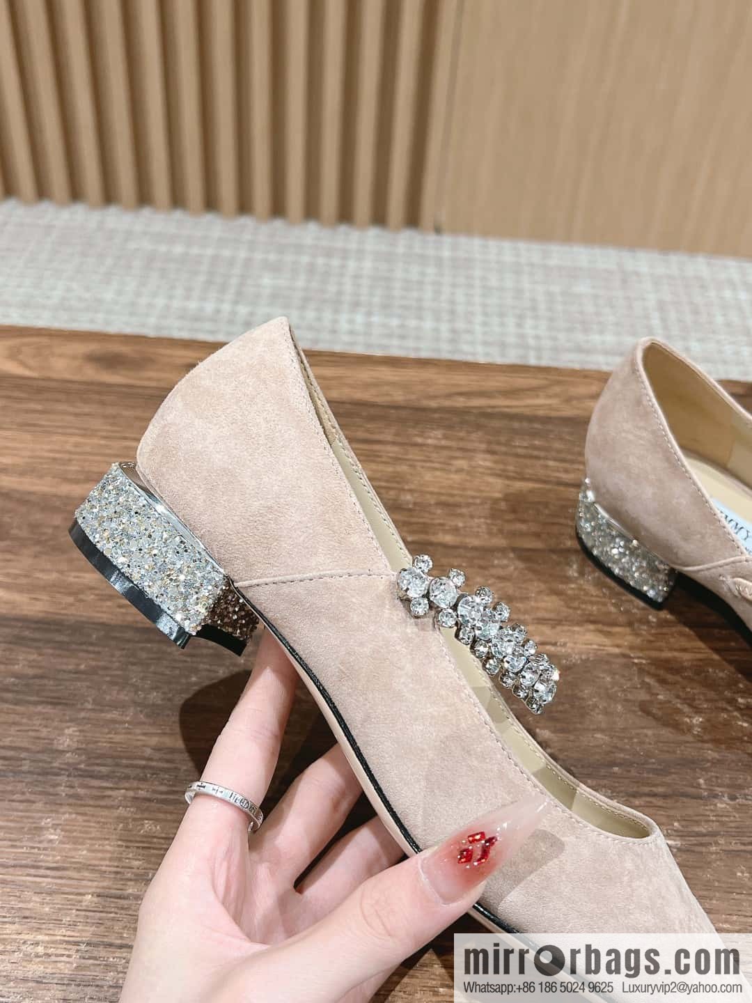 [γππ’π¦π¦π² ππ‘π¨π¨# Zhou Yangjie classic word diamond belt Mary Jane shoes
