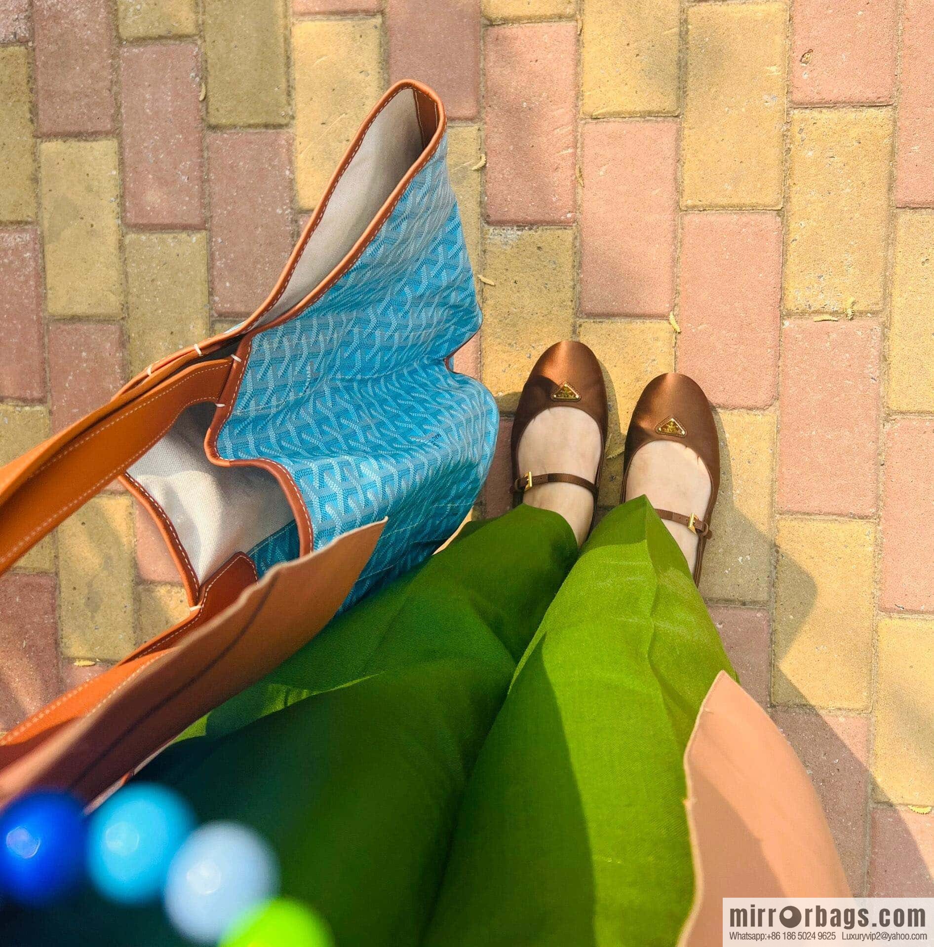 PRADA Silk satin flat, Mary Jane ballet shoes