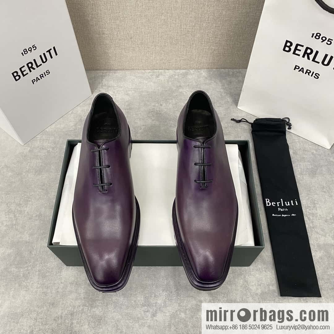 ππBERLUT ALTO Oxford shoes, men's dress π leather shoes