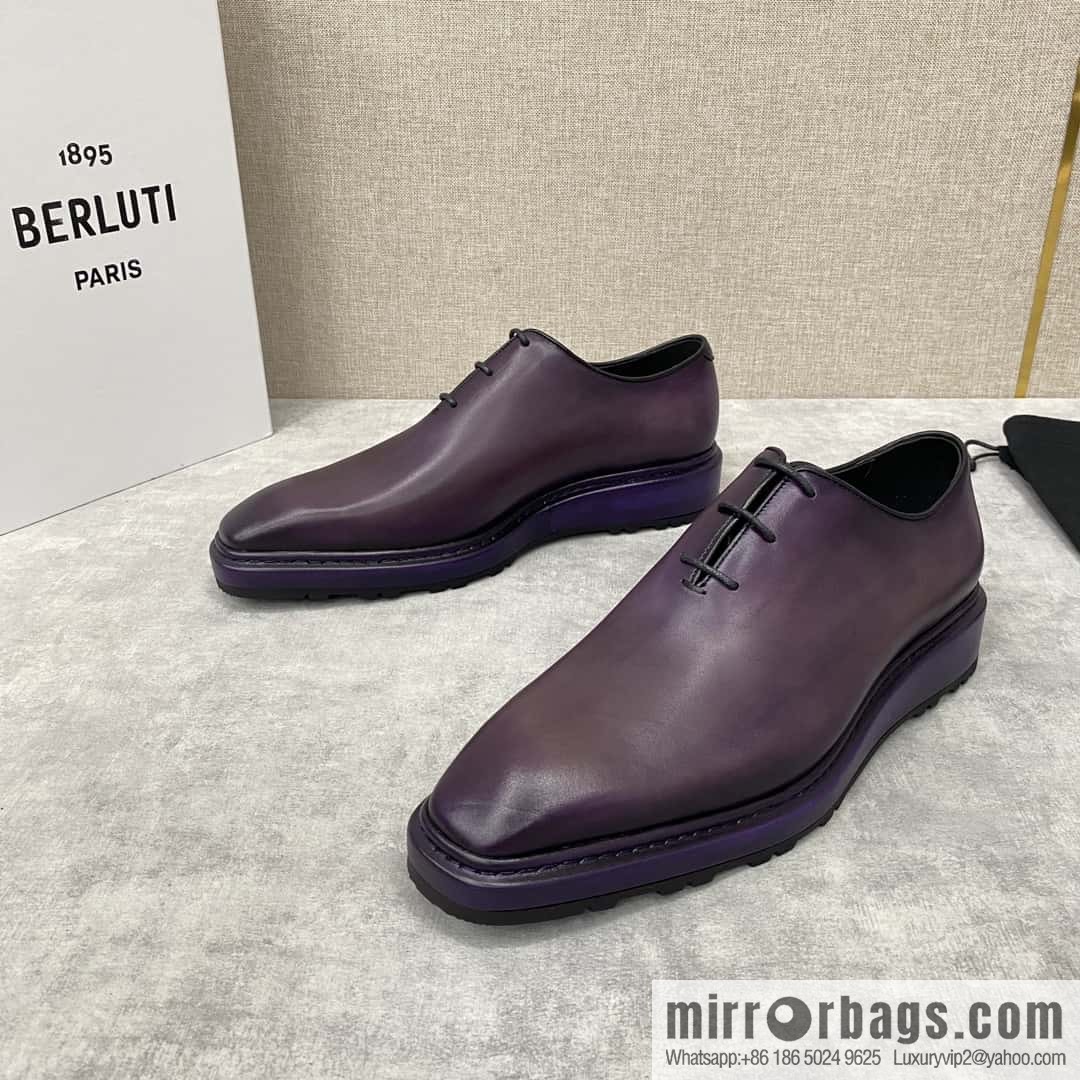 ππBERLUT ALTO Oxford shoes, men's dress π leather shoes
