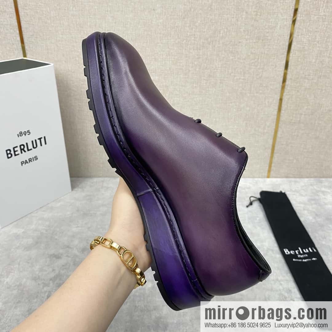 ππBERLUT ALTO Oxford shoes, men's dress π leather shoes