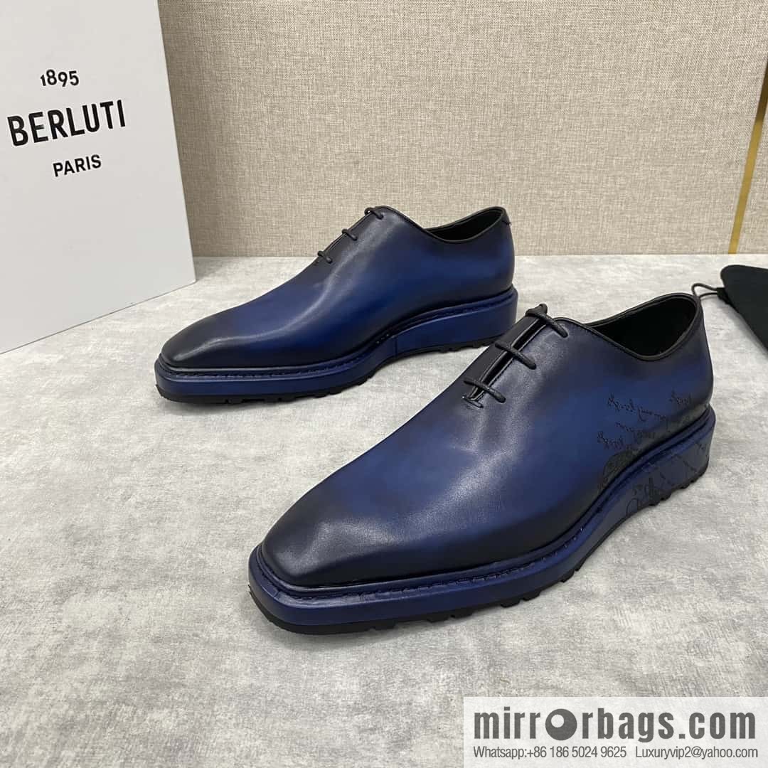 ππBERLUT ALTO Oxford shoes, men's dress π leather shoes