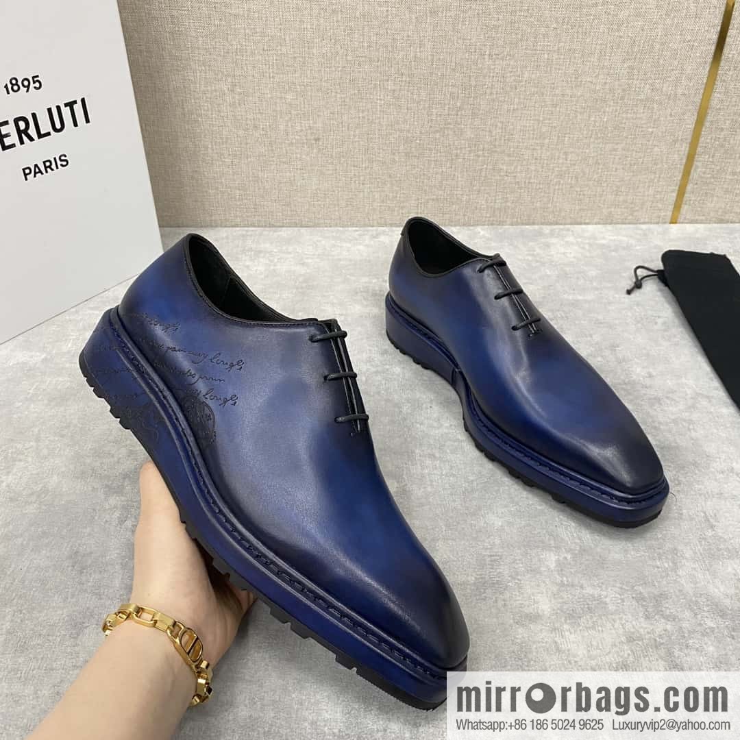 ππBERLUT ALTO Oxford shoes, men's dress π leather shoes