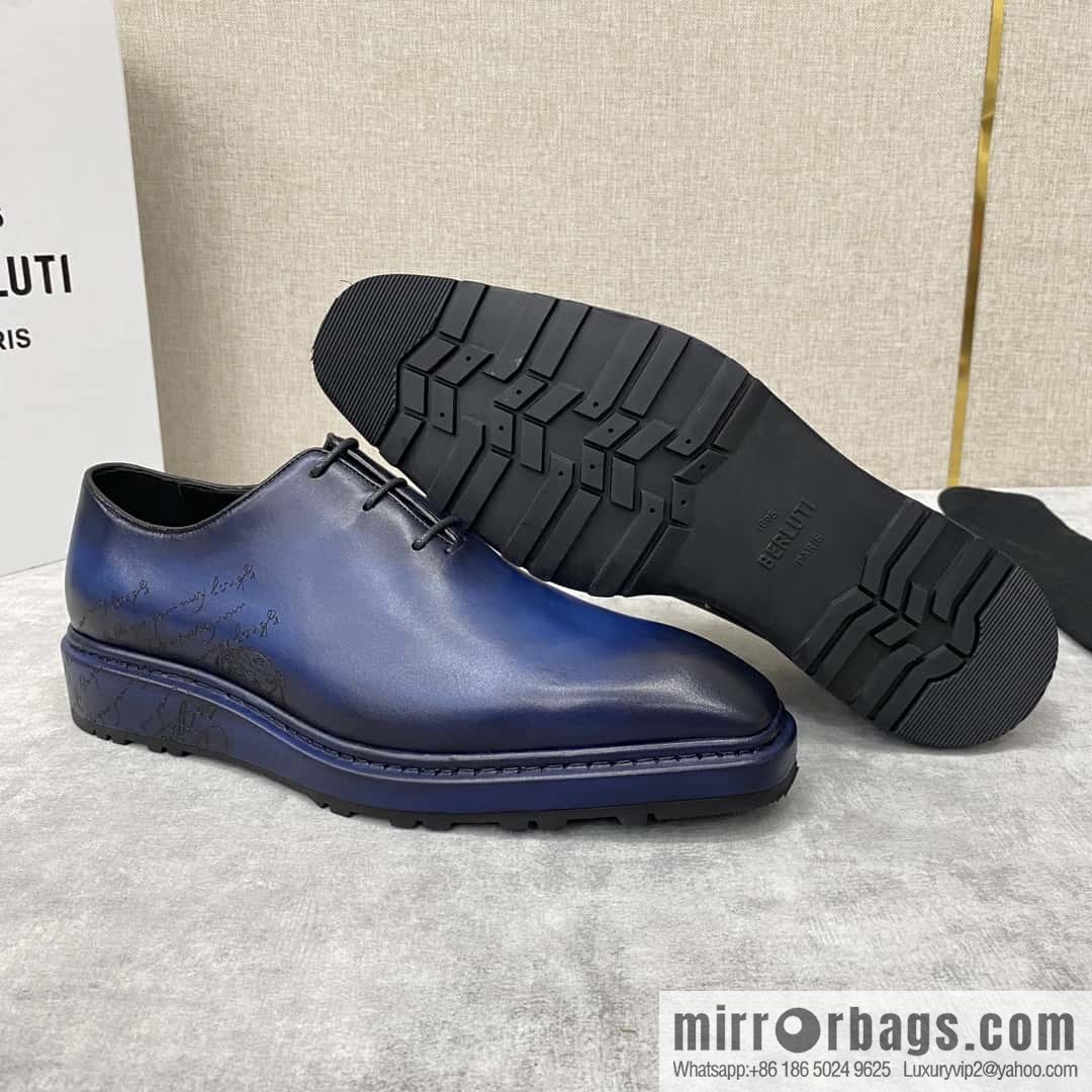 ππBERLUT ALTO Oxford shoes, men's dress π leather shoes