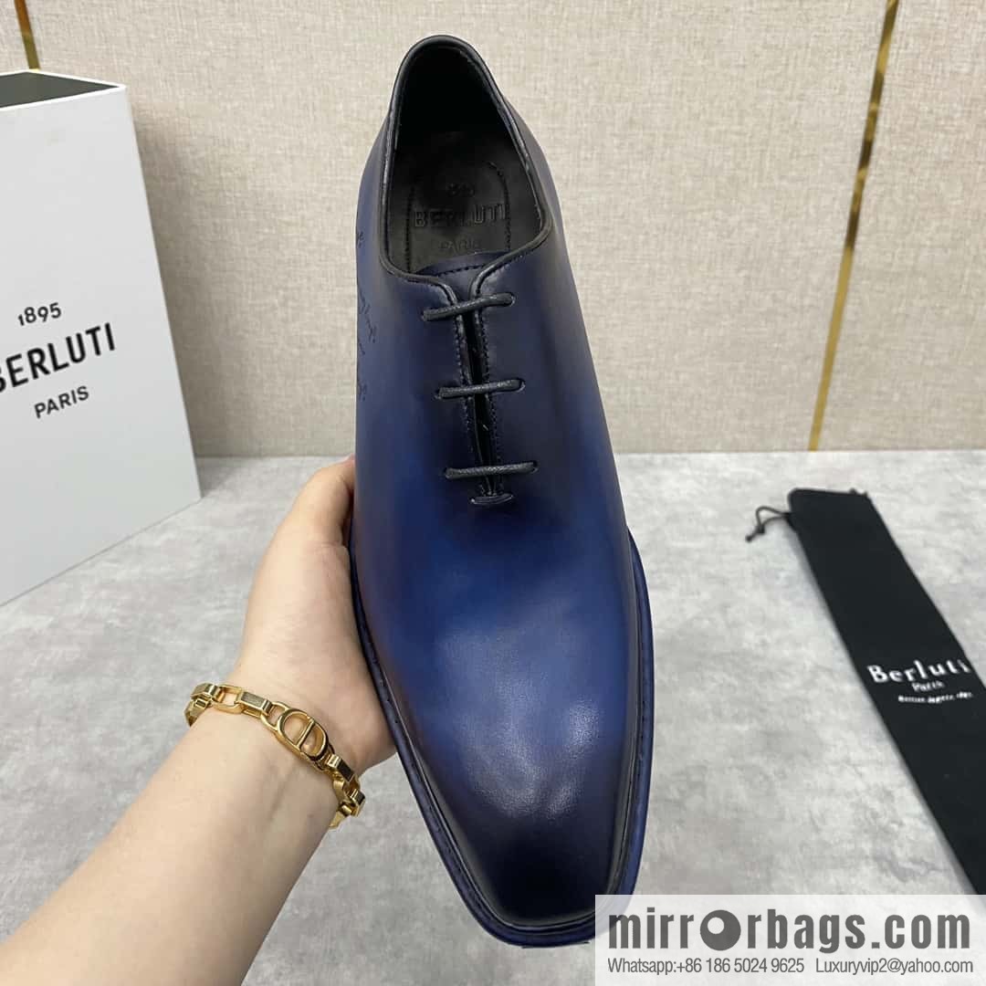 ππBERLUT ALTO Oxford shoes, men's dress π leather shoes