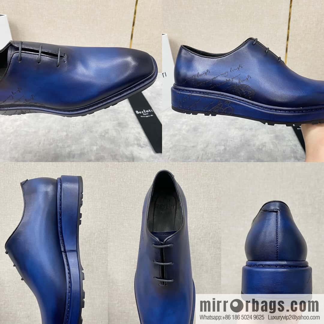 ππBERLUT ALTO Oxford shoes, men's dress π leather shoes
