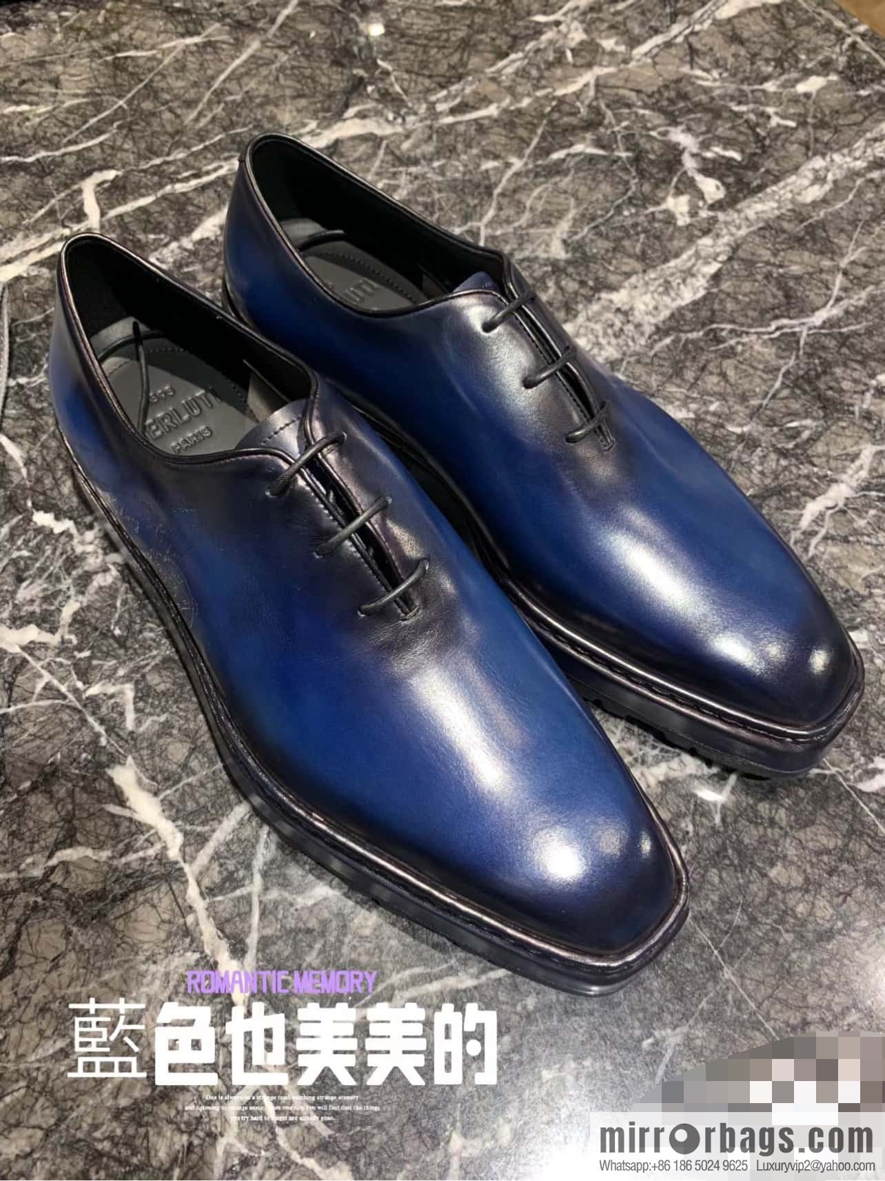 ππBERLUT ALTO Oxford shoes, men's dress π leather shoes