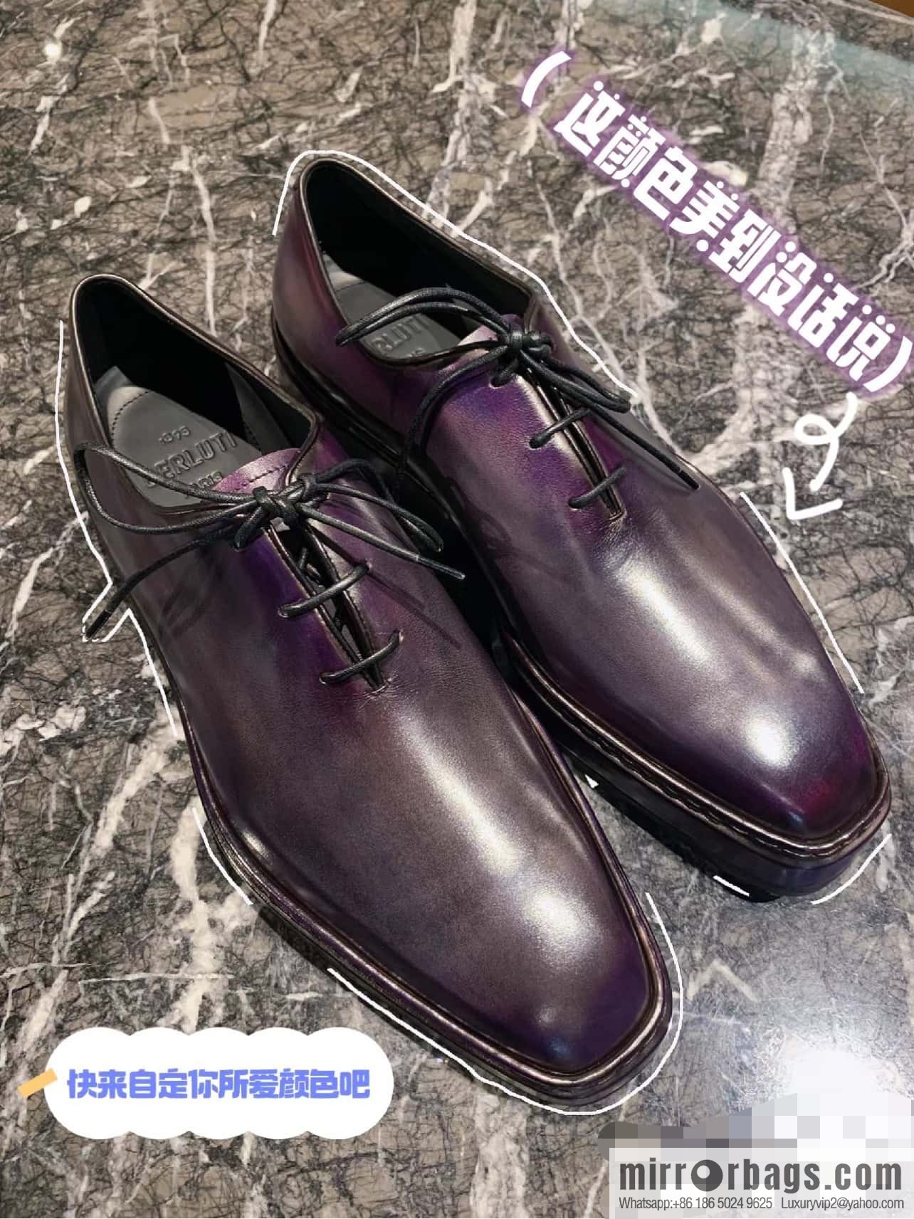 ππBERLUT ALTO Oxford shoes, men's dress π leather shoes