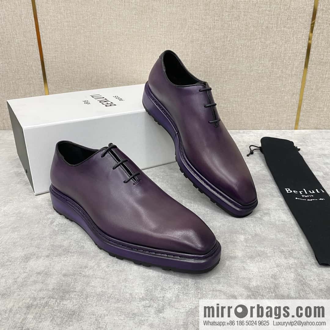ππBERLUT ALTO Oxford shoes, men's dress π leather shoes