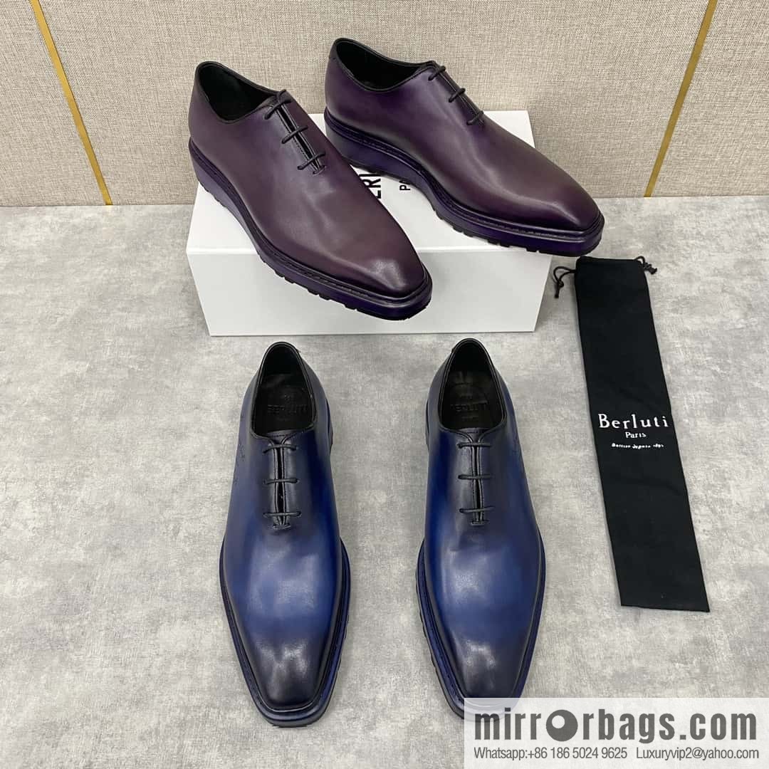 ππBERLUT ALTO Oxford shoes, men's dress π leather shoes