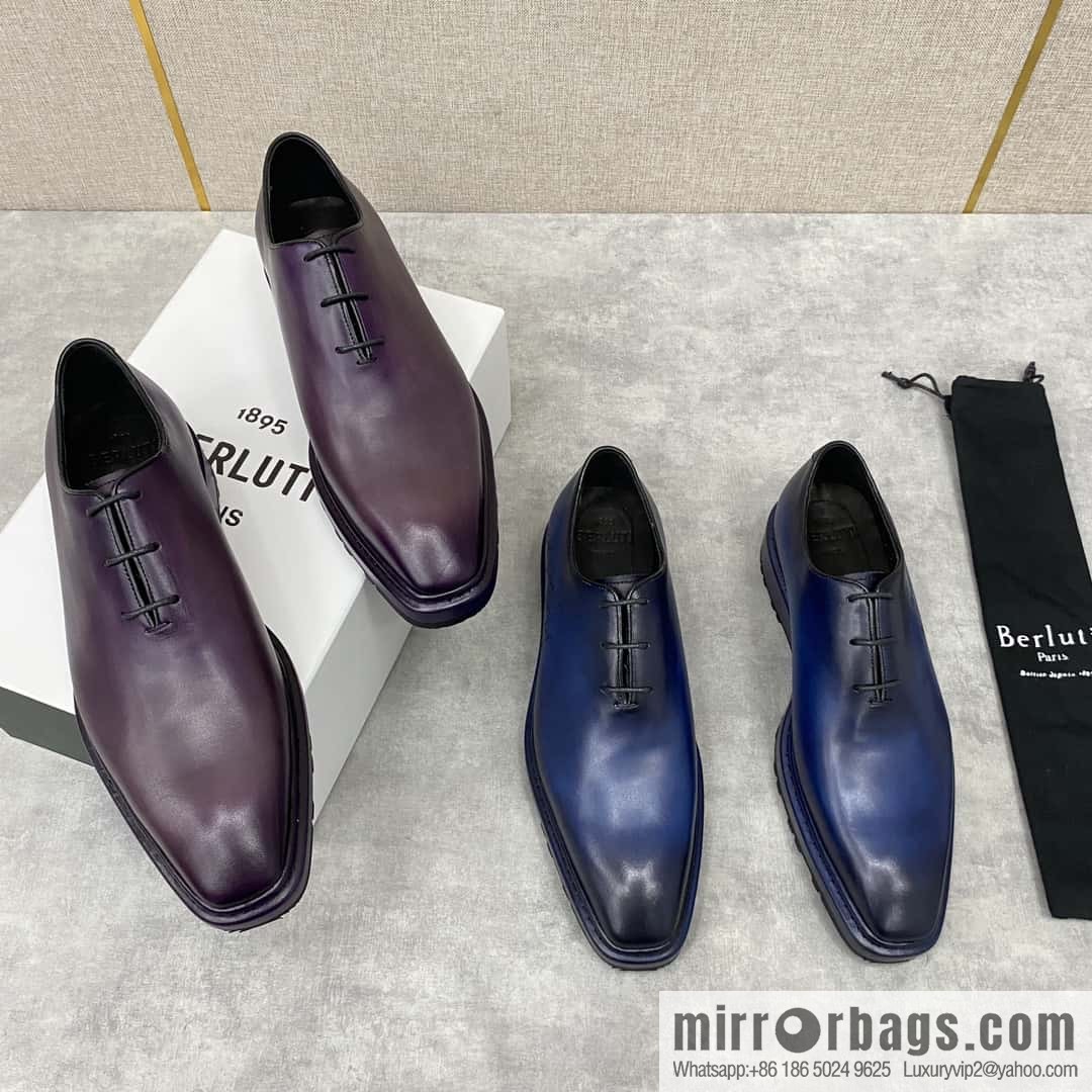 ππBERLUT ALTO Oxford shoes, men's dress π leather shoes