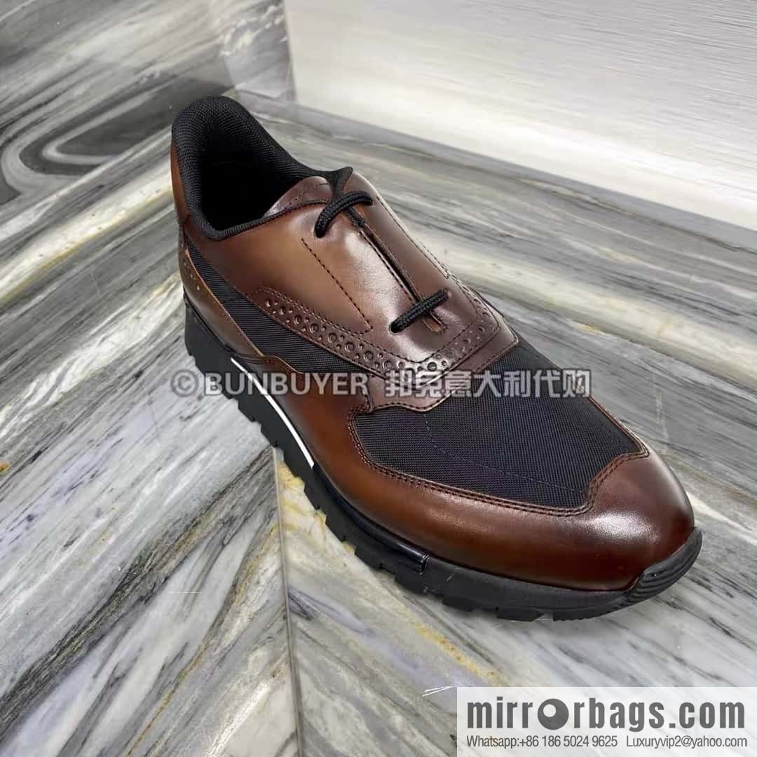 💋💍Berlut Bruti, Upgraded 3rd Generation Private Mold Outsole Fast Track Leather and Nylon Sneakers