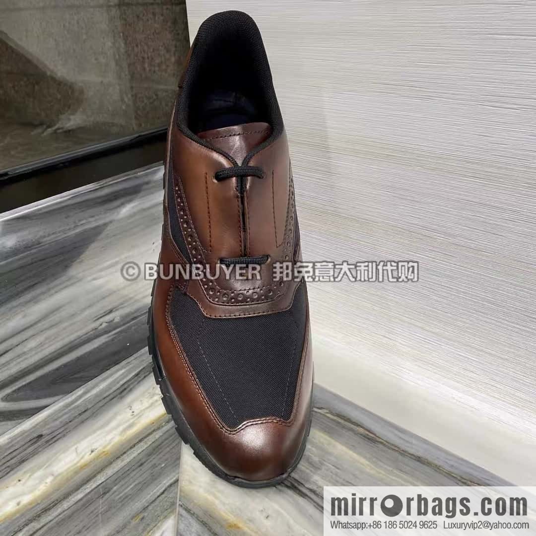 💋💍Berlut Bruti, Upgraded 3rd Generation Private Mold Outsole Fast Track Leather and Nylon Sneakers