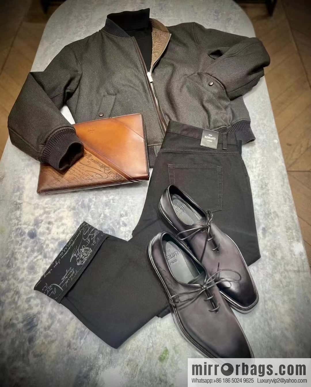 ๐๐BERLUT * BRUTI ALTO Gloves Oxford