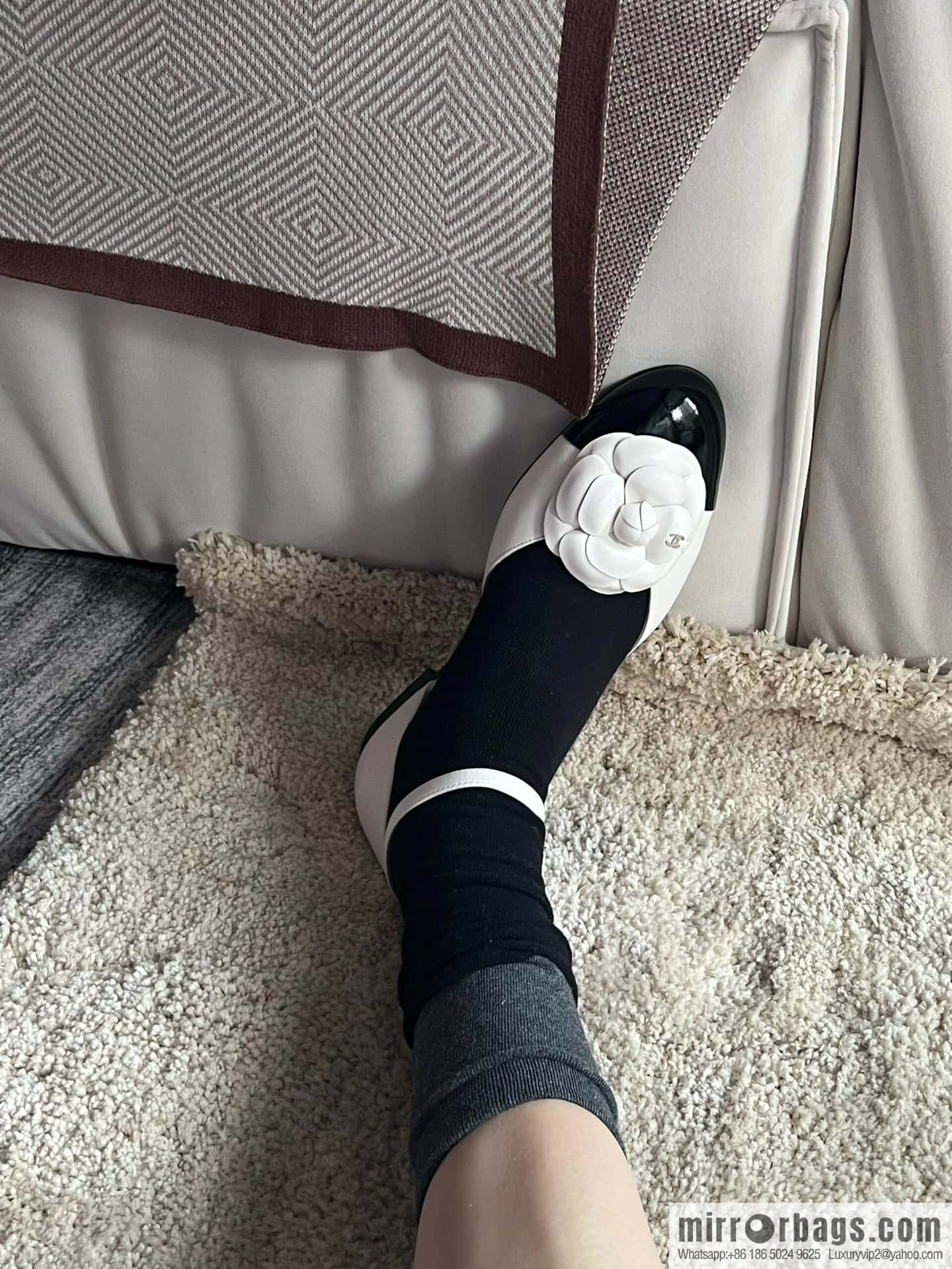 CHANEL Xiaoxiang Early Spring Camellia 🥰 Hollow Mary Jane Sandals